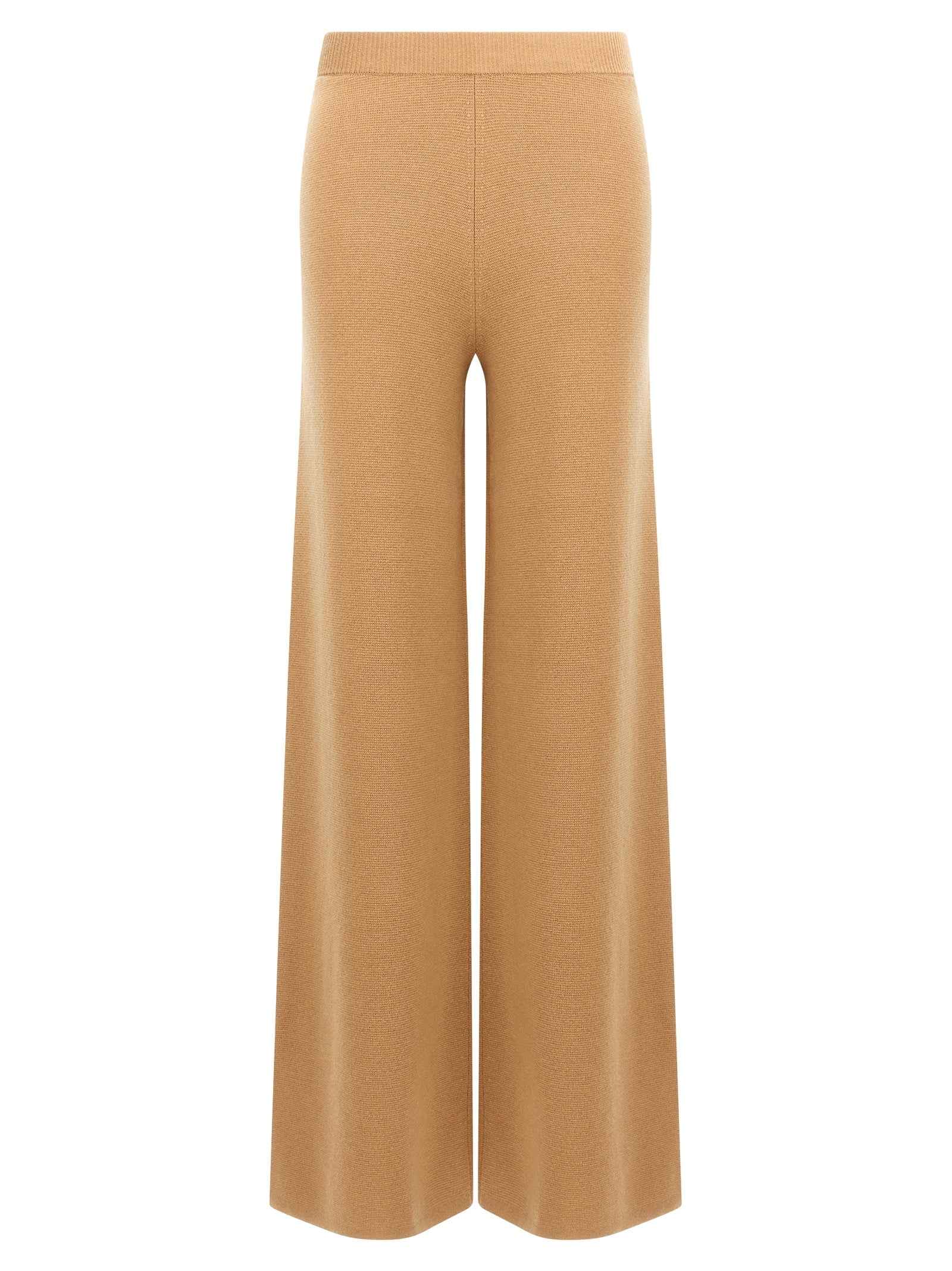 Max Mara Brown Wool Casual Pants