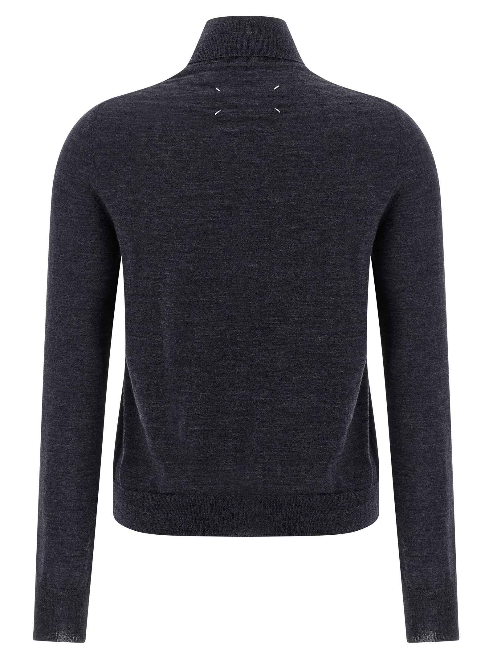Maison Margiela Blue Wool Cardigan