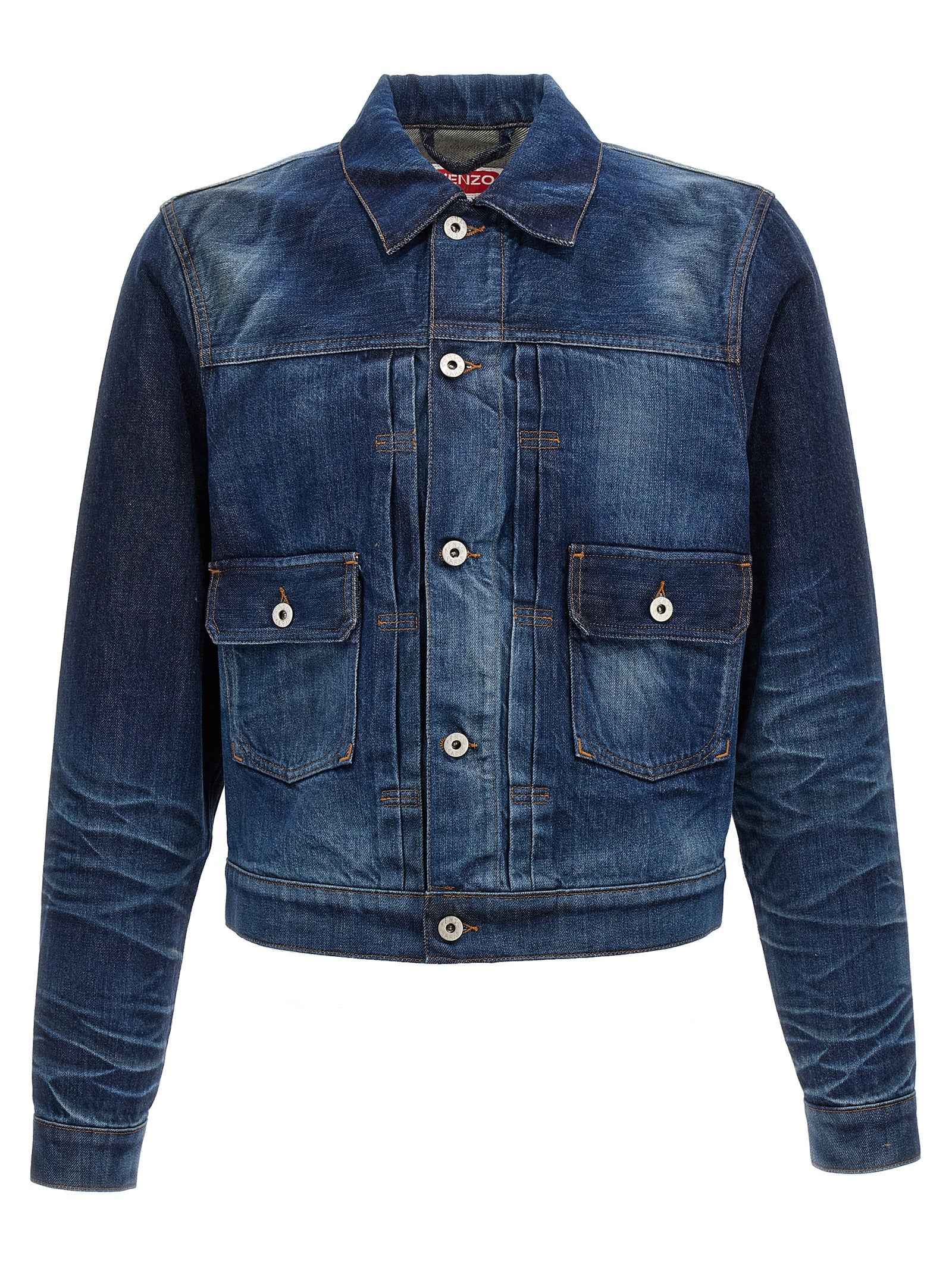 Kenzo Blue Cotton Denim Jacket