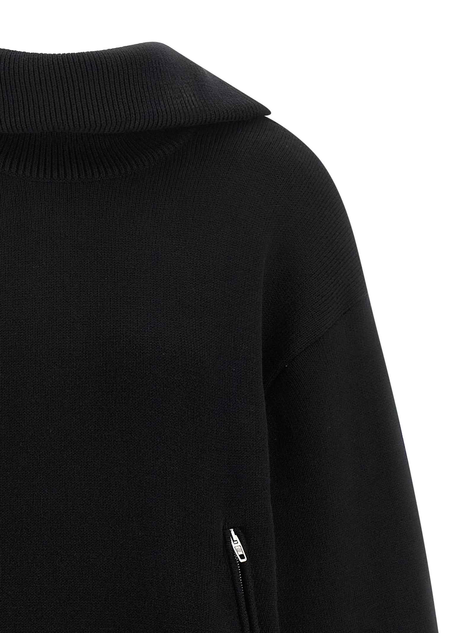 Balenciaga Black Cotton Cardigan