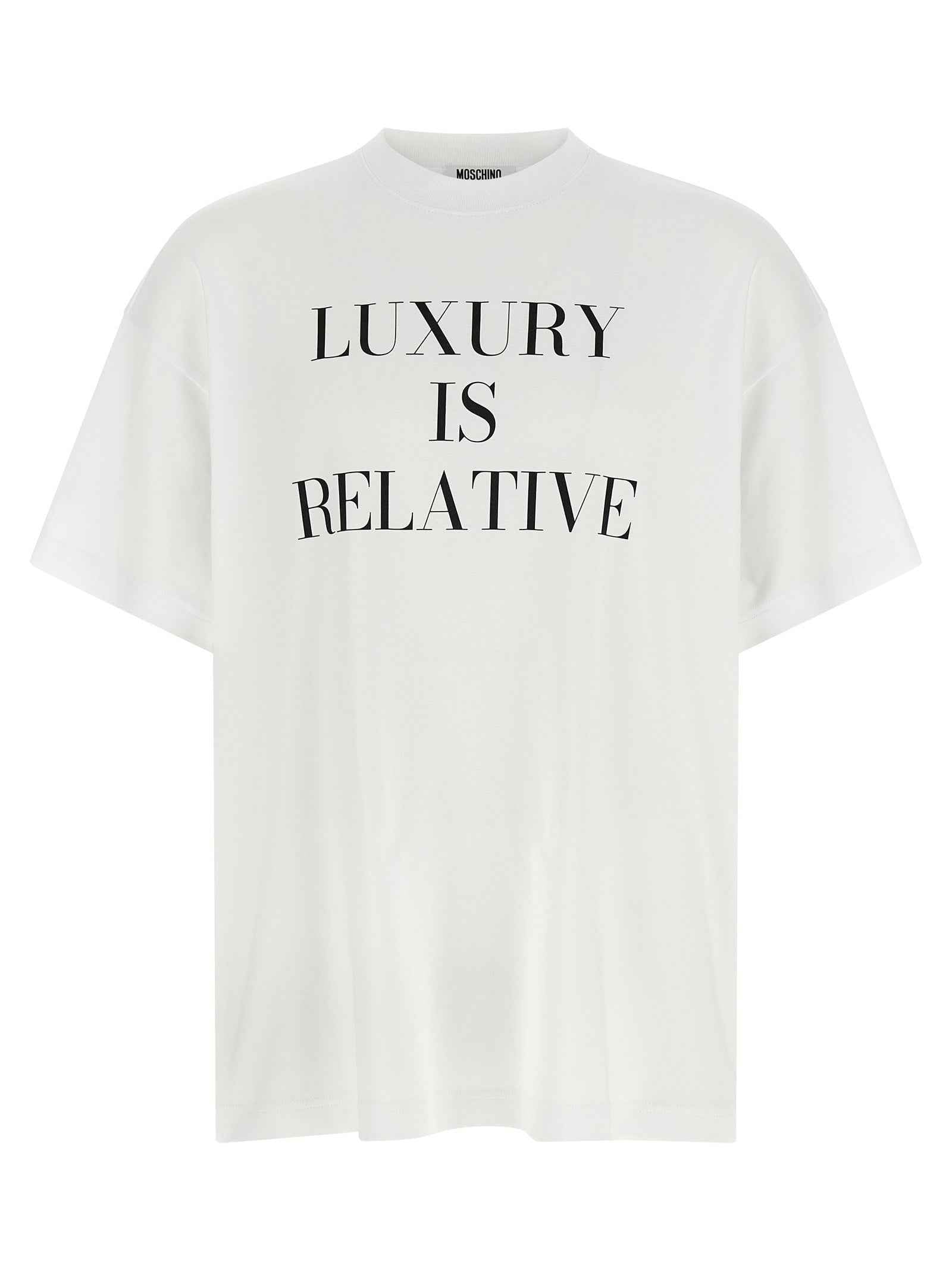 Moschino White Cotton T-Shirt