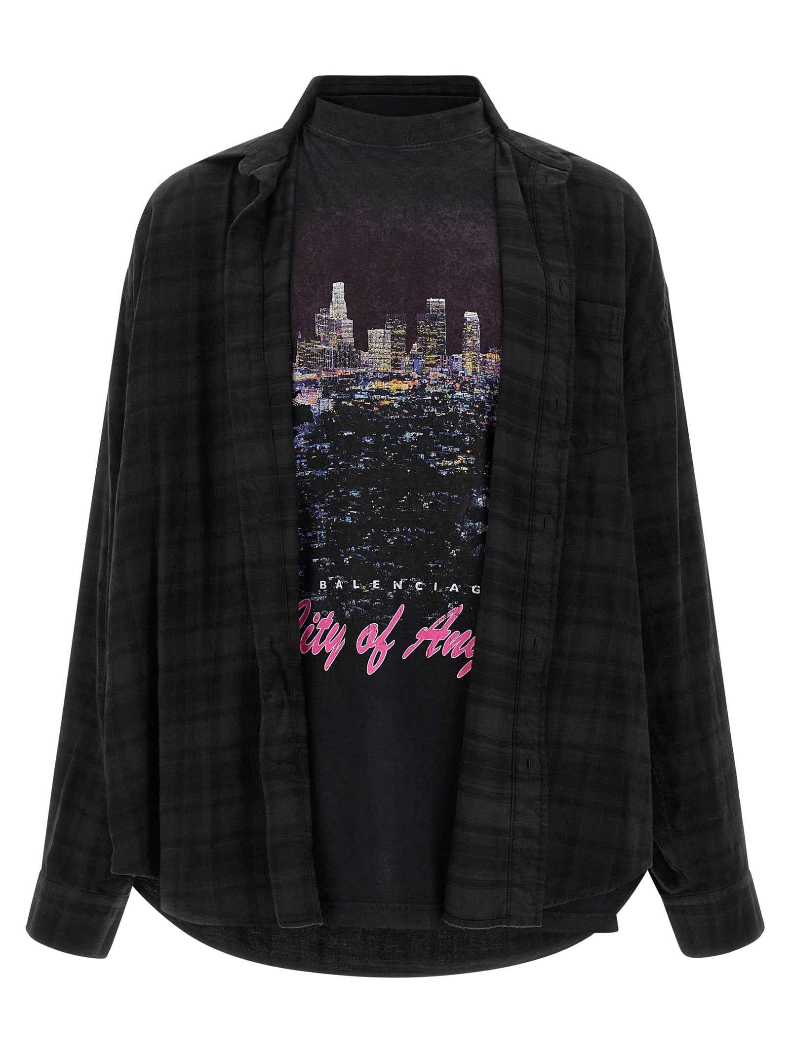 Balenciaga Black Cotton Blouse