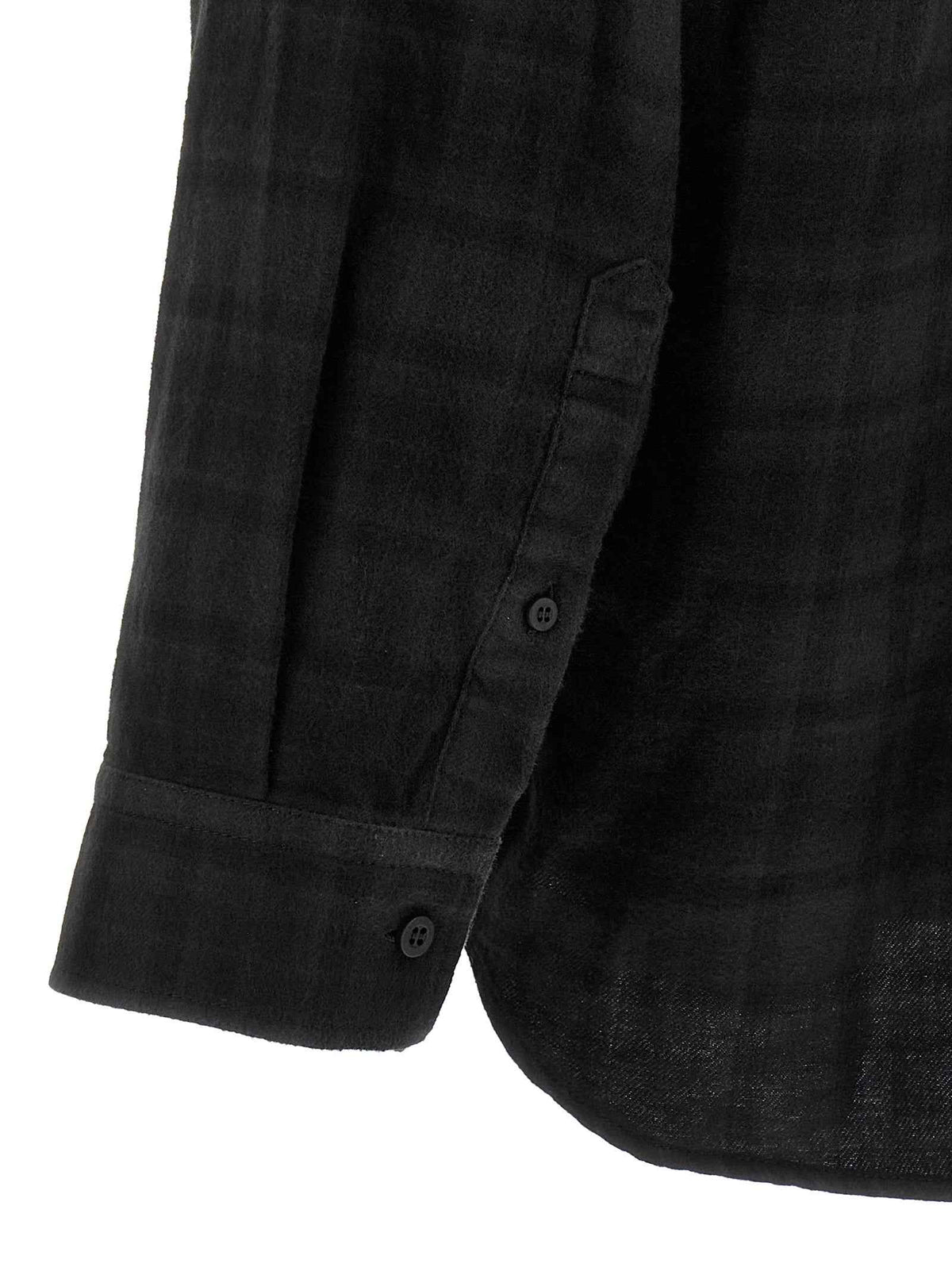 Balenciaga Black Cotton Blouse