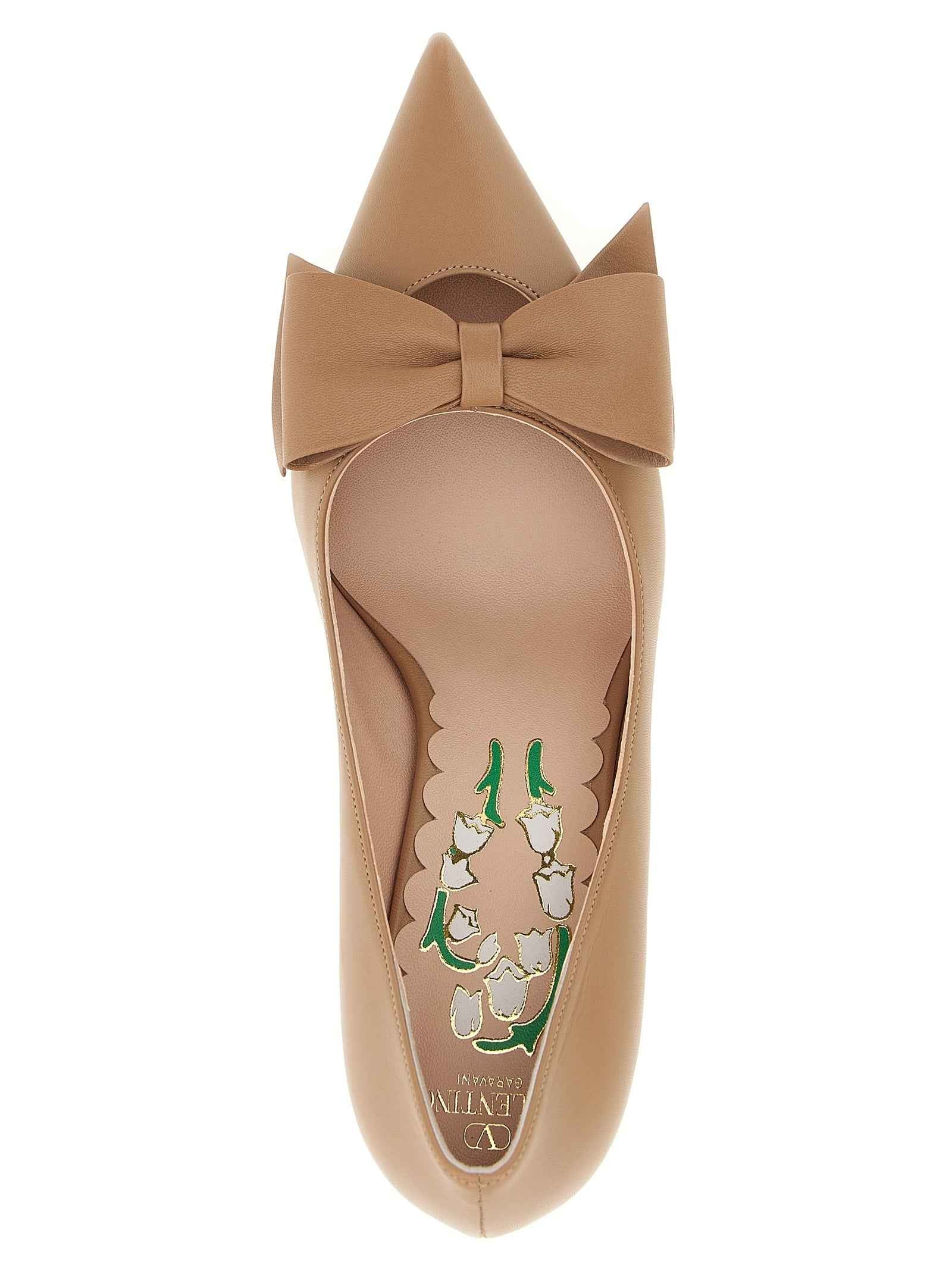 Valentino Garavani Multicolor Calfskin Mid Heel Pumps
