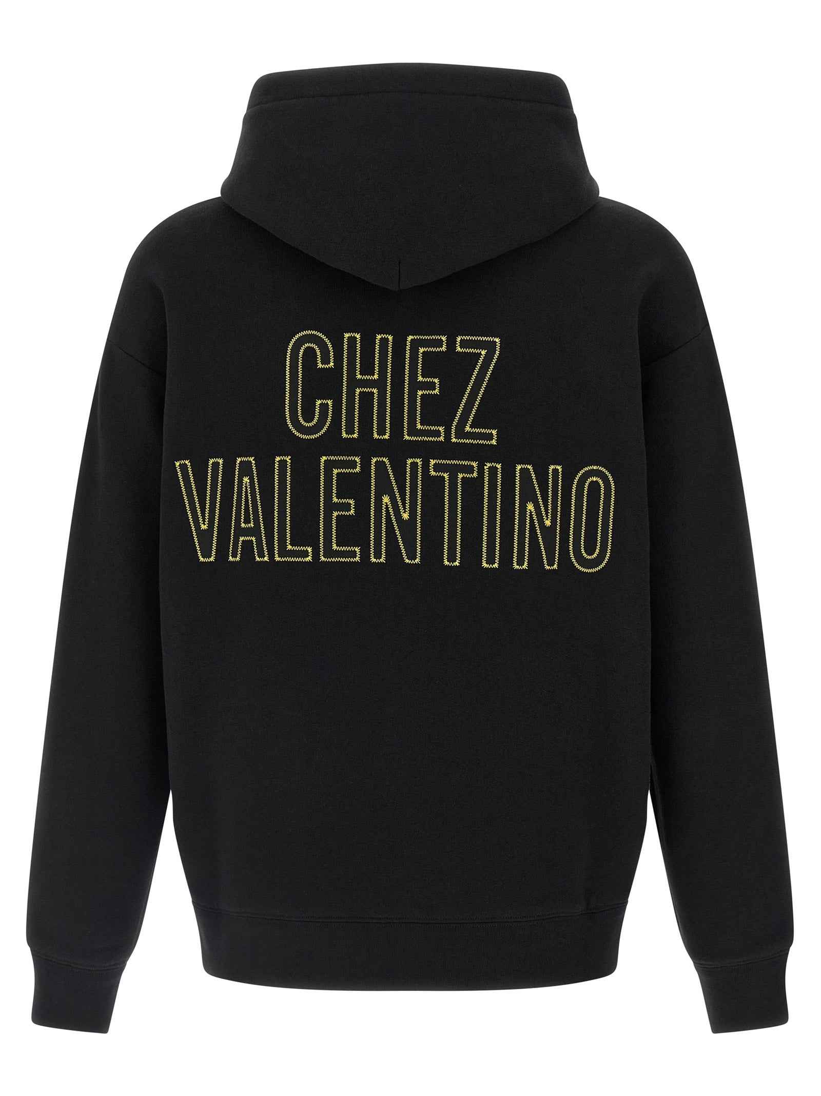 Valentino Garavani Black Cotton Sweatshirt