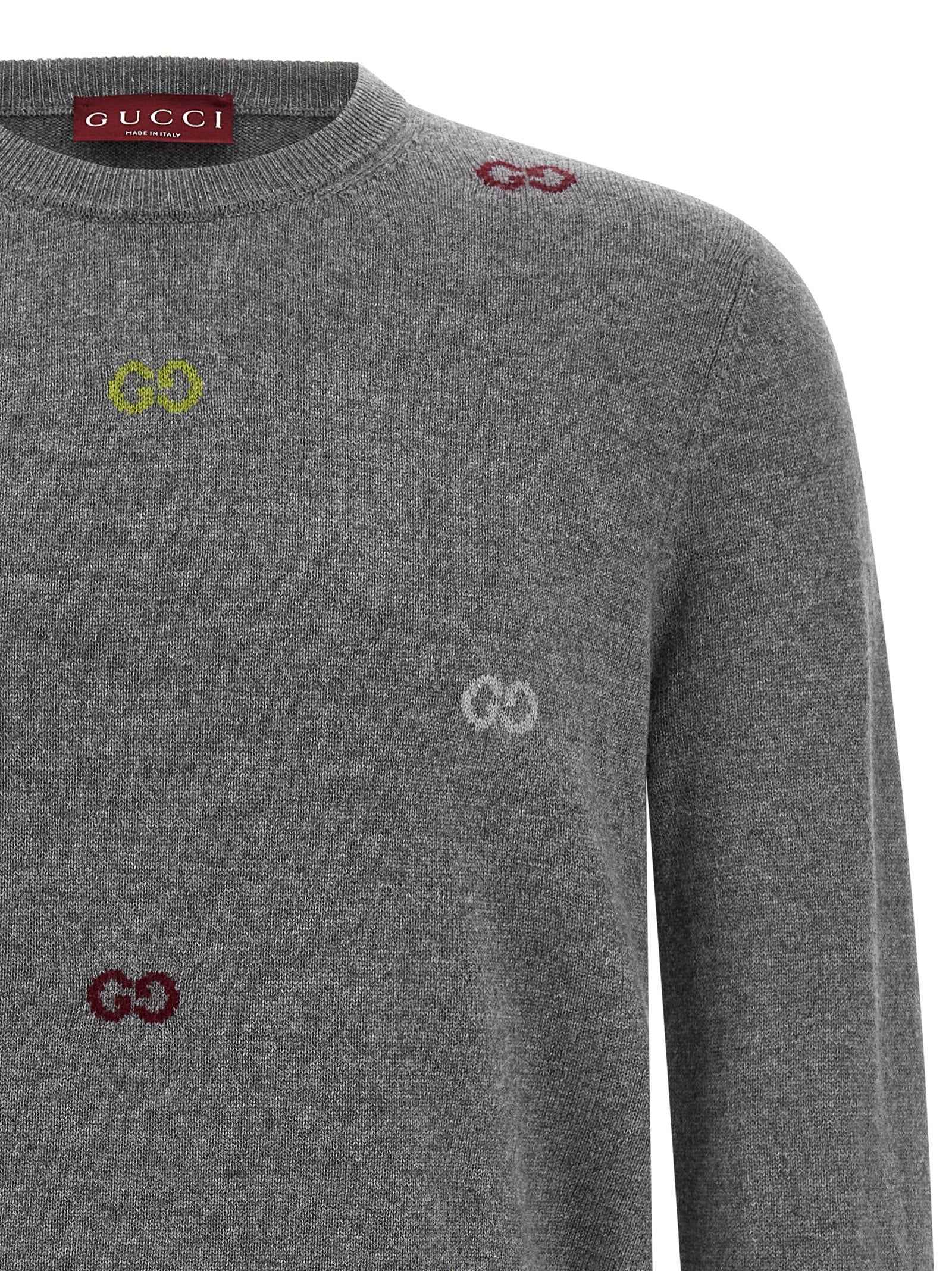 Gucci Gray Cashmere Cardigan