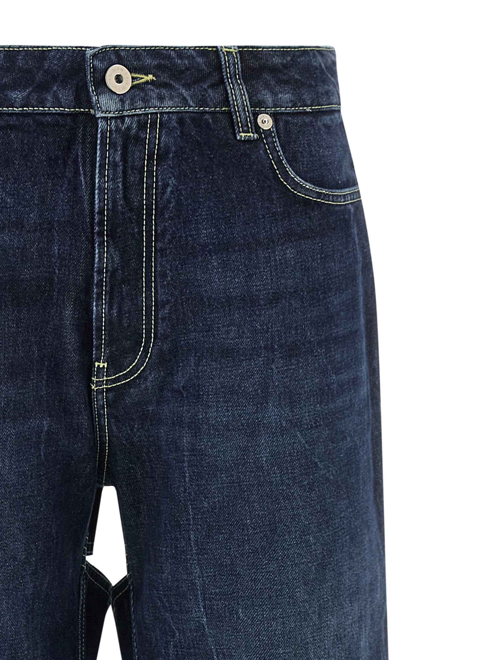 Jean Paul Gaultier Blue Cotton Jeans Denim