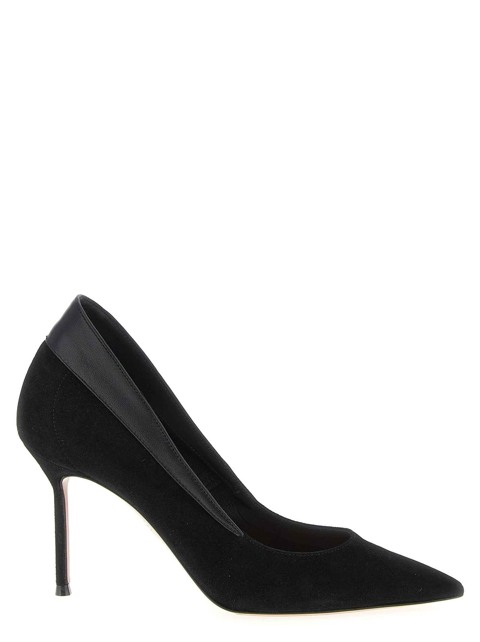 Aquazzura Black Goatskin High Heel Pumps