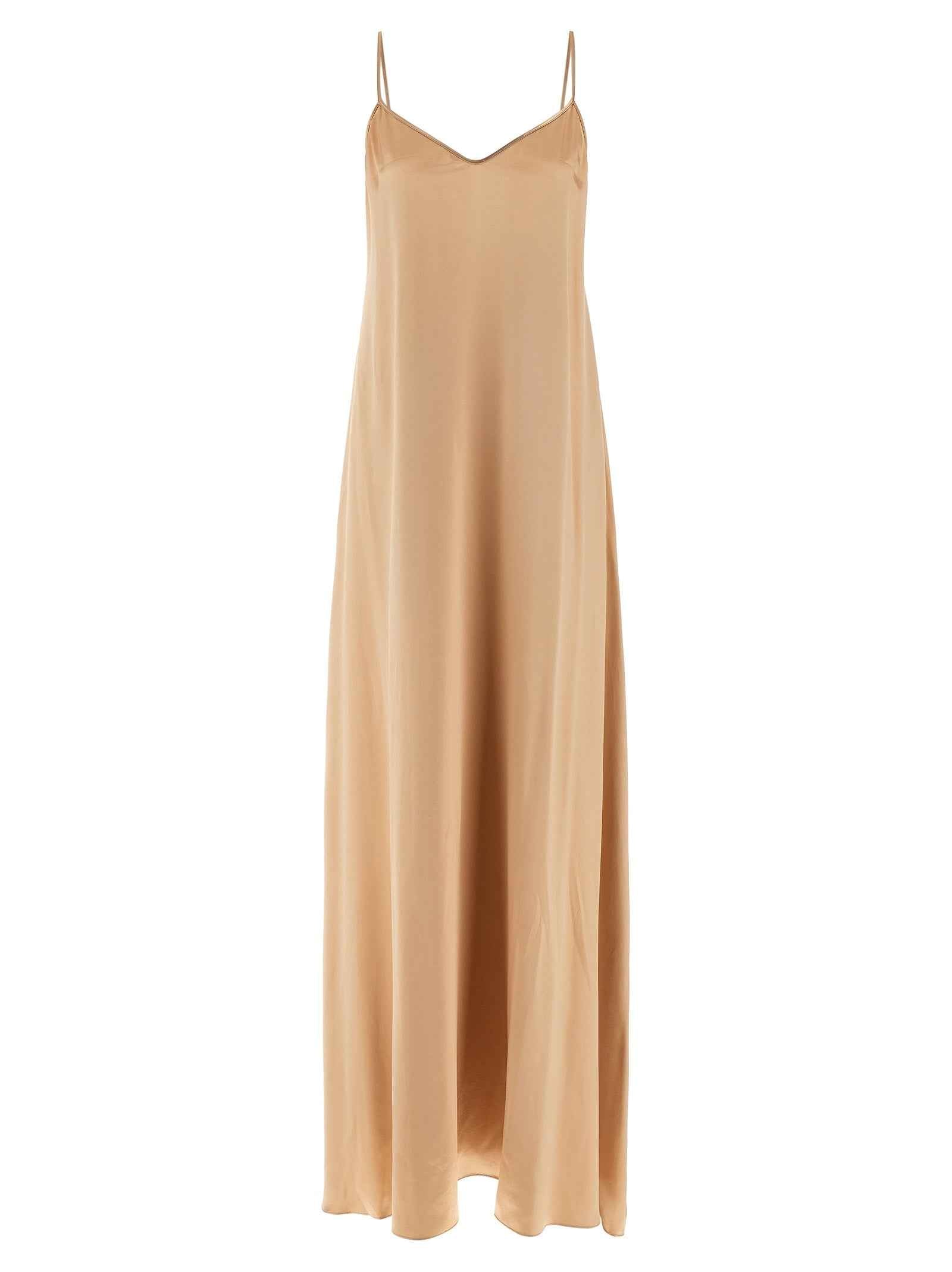 Ferragamo Beige Viscose Long Dress