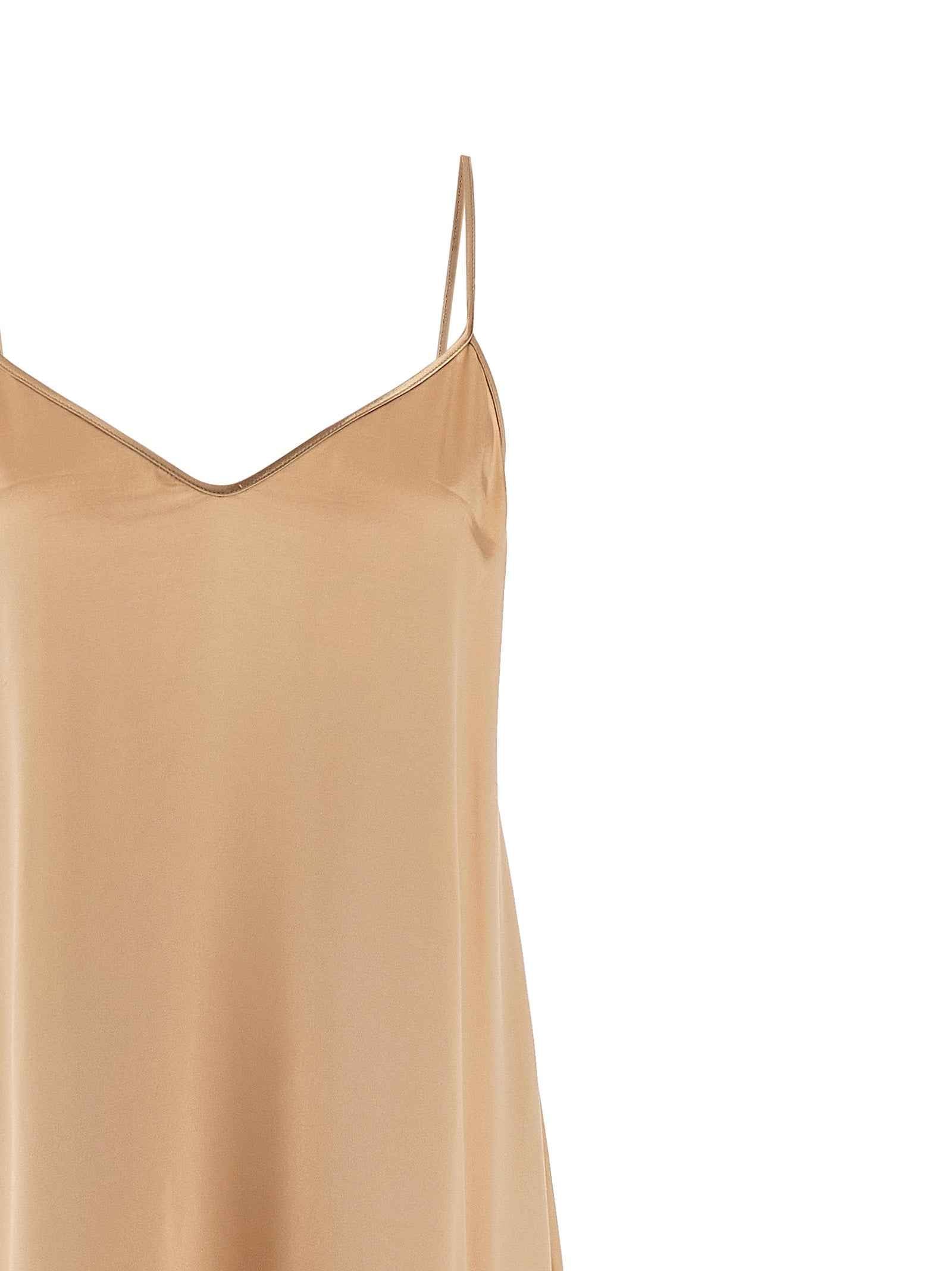 Ferragamo Beige Viscose Long Dress