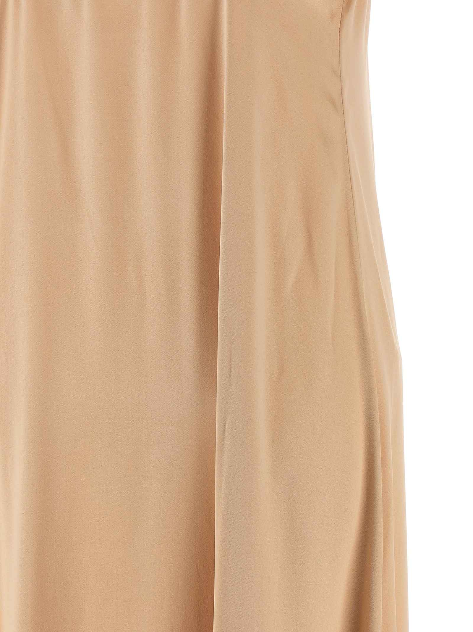 Ferragamo Beige Viscose Long Dress