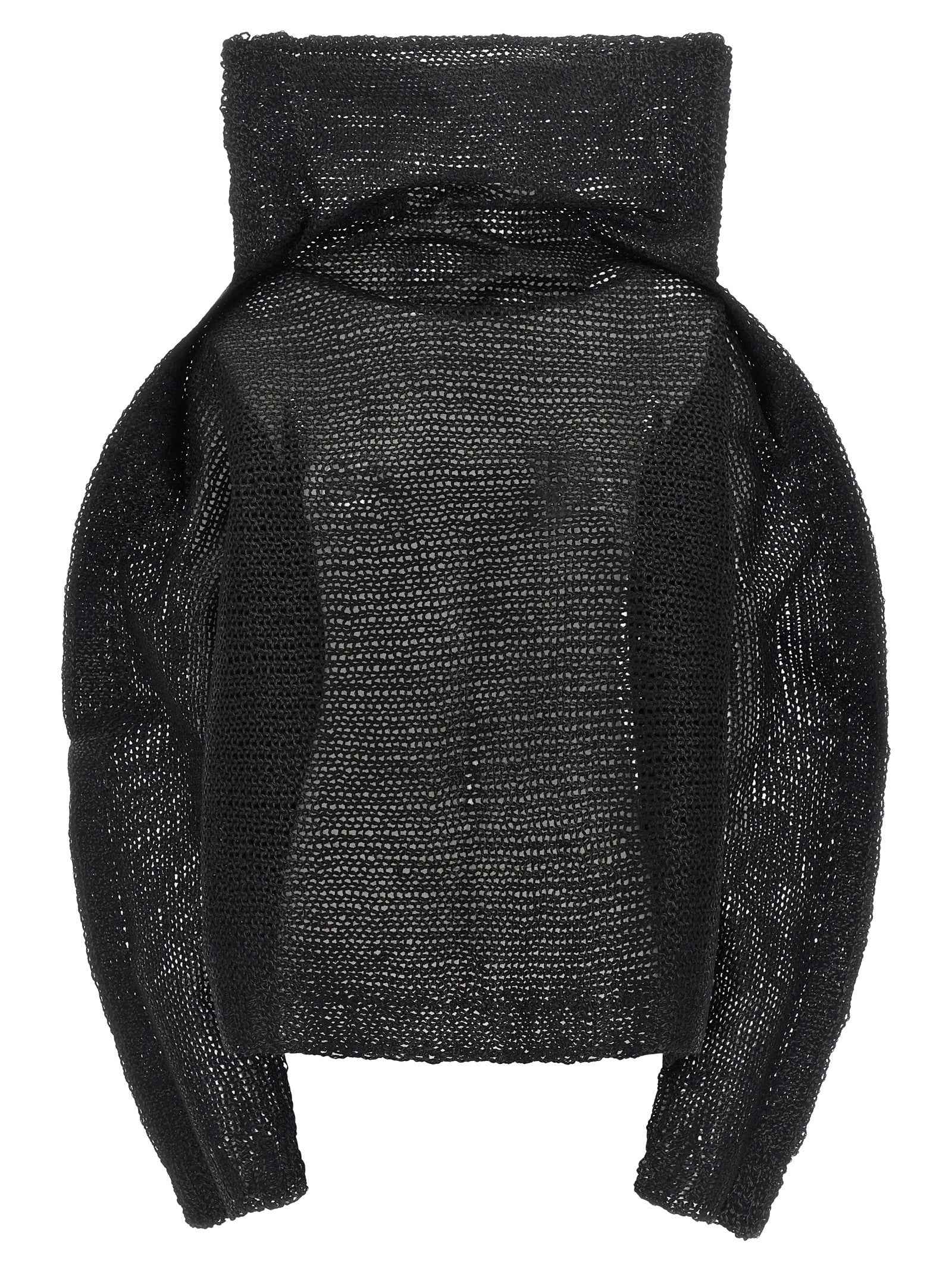Issey Miyake Black Wool Sweatshirt