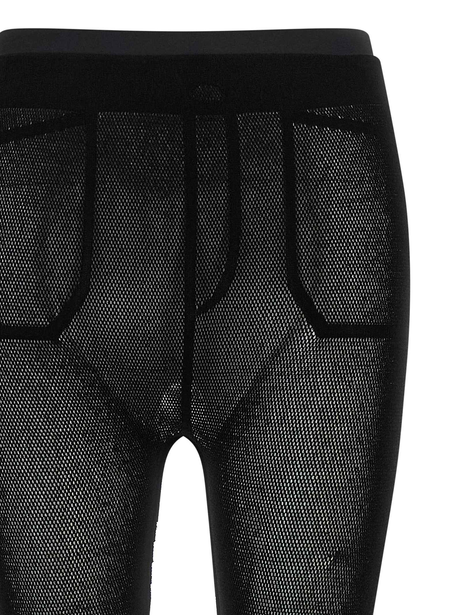 Issey Miyake Black Nylon Leggings