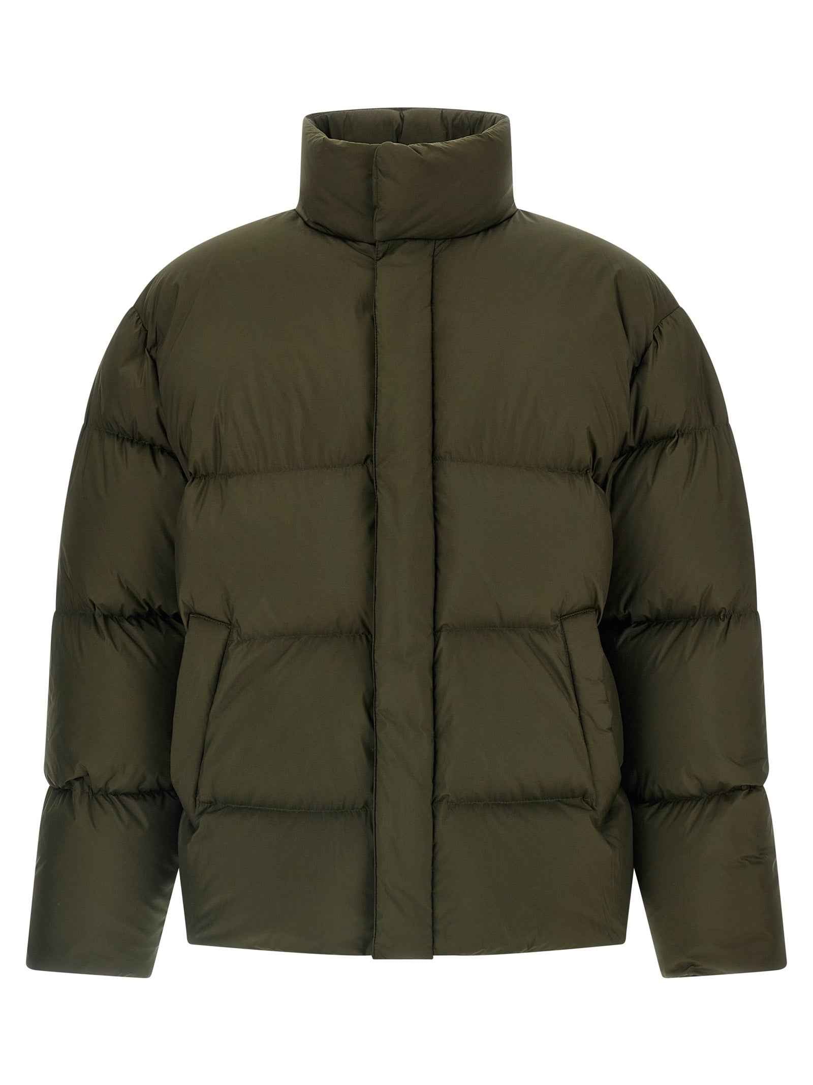 Saint Laurent Bicolor Polyester Full-Length Jacket