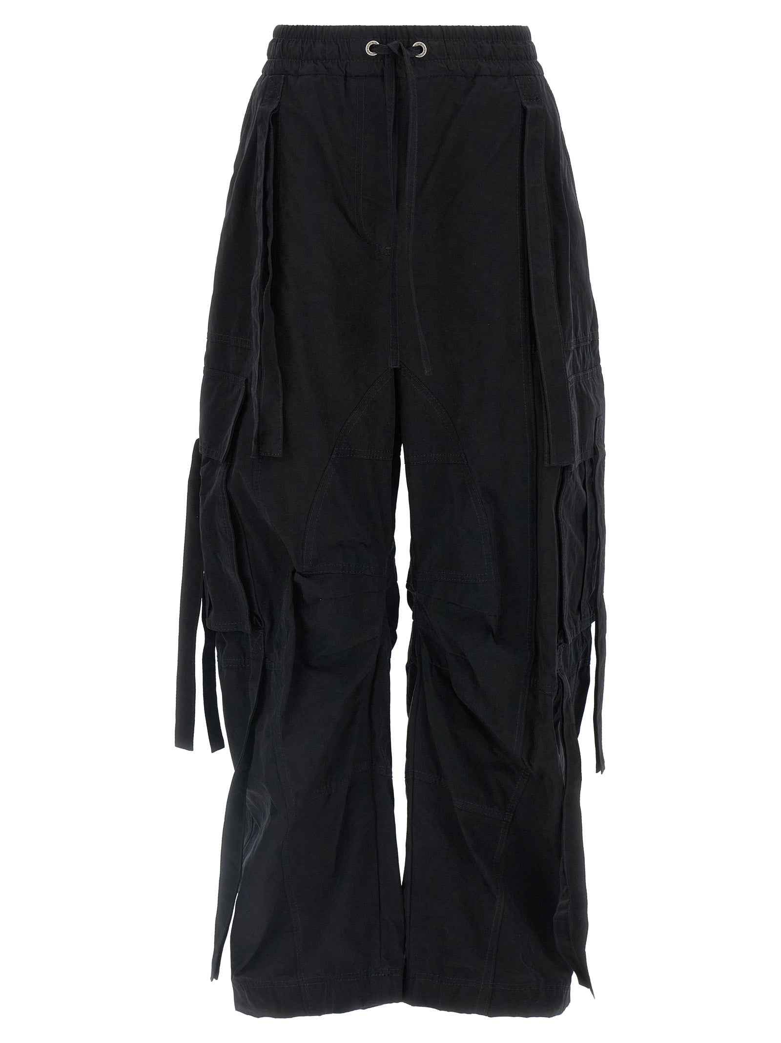 Dolce & Gabbana Black Cotton Cargo Pants