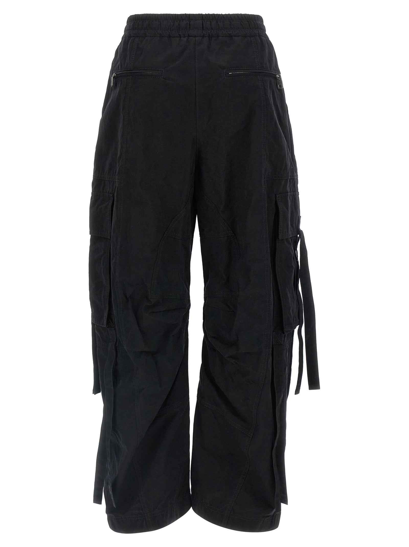 Dolce & Gabbana Black Cotton Cargo Pants