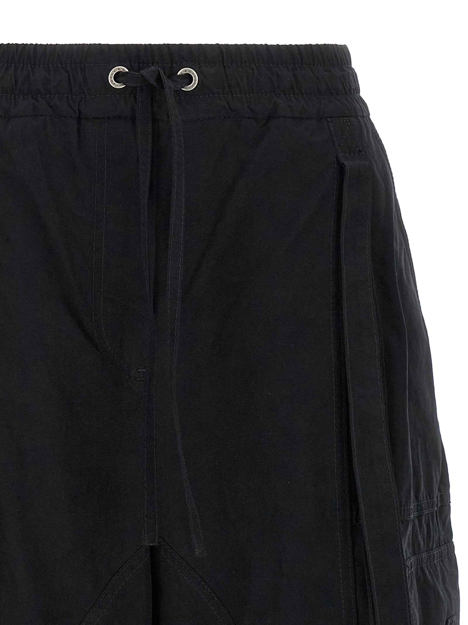 Dolce & Gabbana Black Cotton Cargo Pants