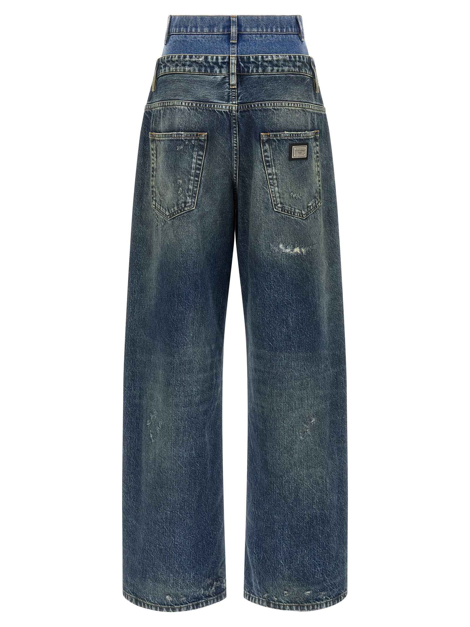 Dolce & Gabbana Blue Cotton Jeans Denim