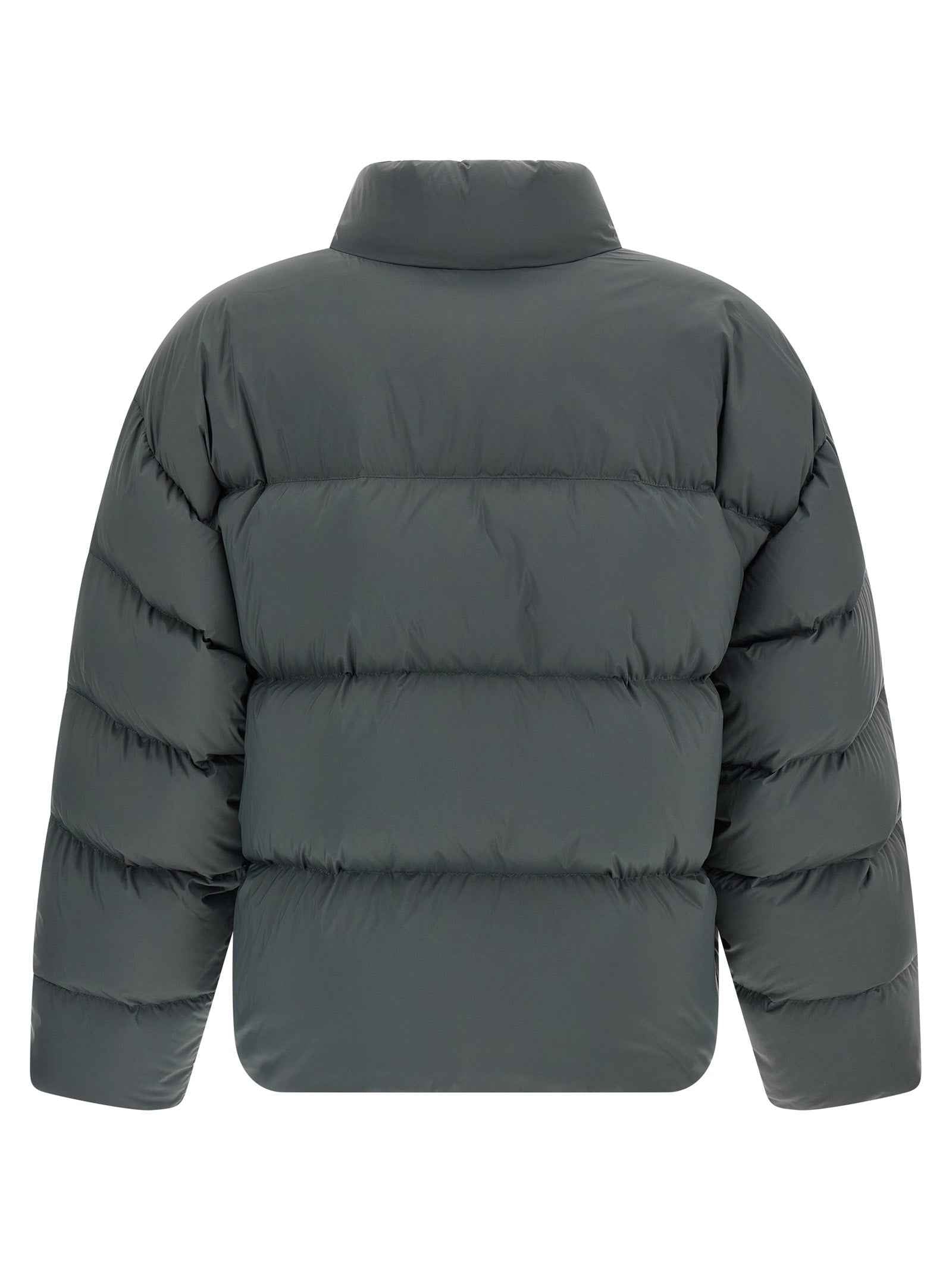 Balenciaga Gray Polyamide Full-Length Jacket