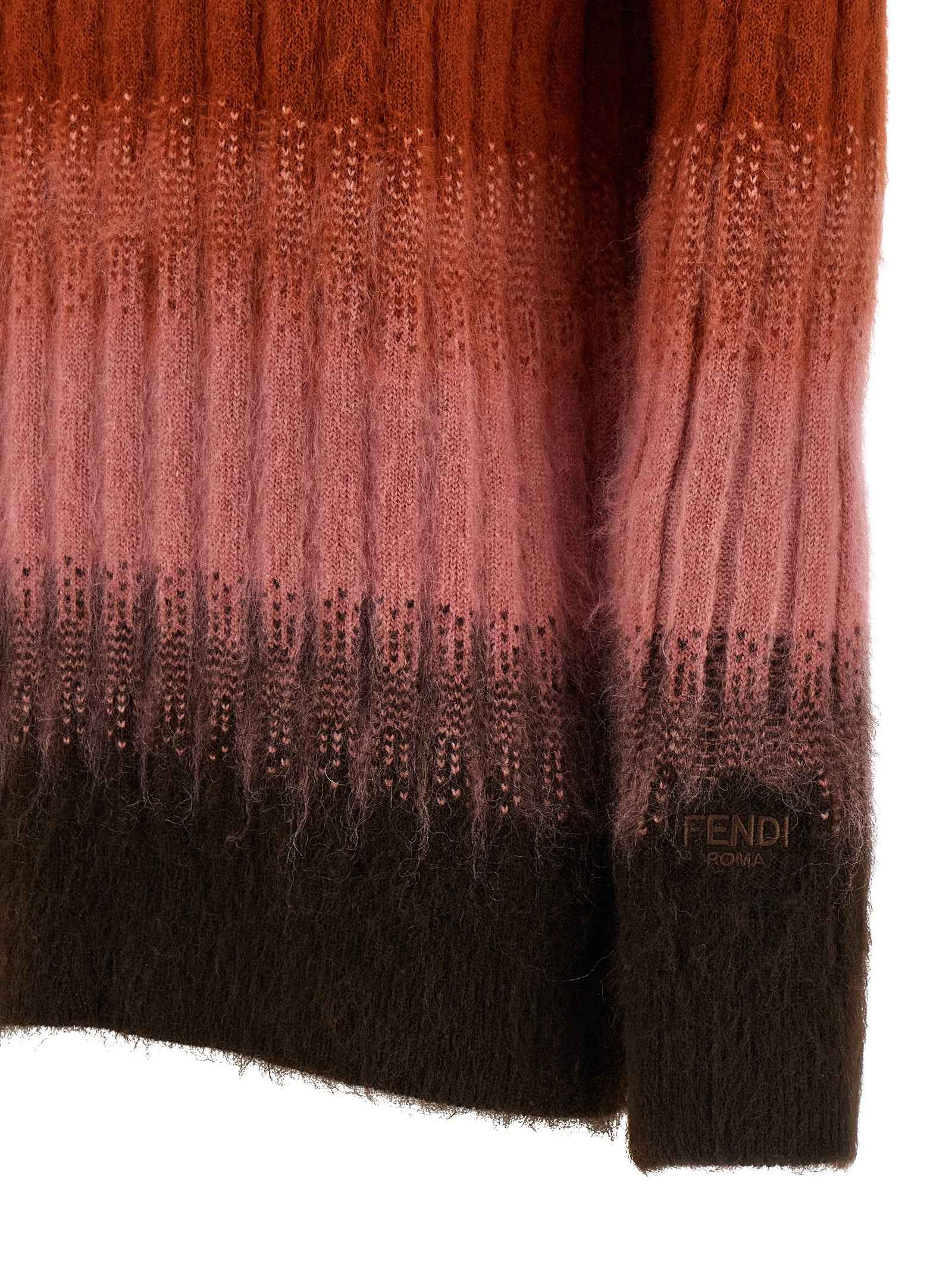 Fendi Multicolor Wool Cardigan