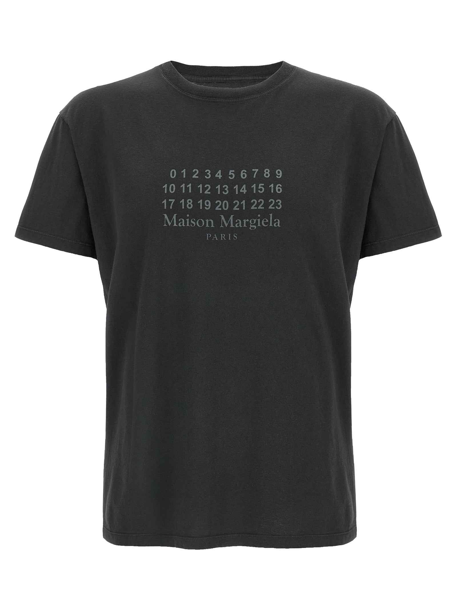 Maison Margiela Black Cotton T-Shirt