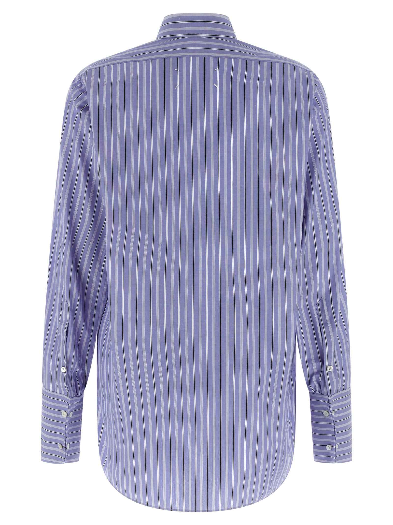 Maison Margiela Blue Cotton Blouse