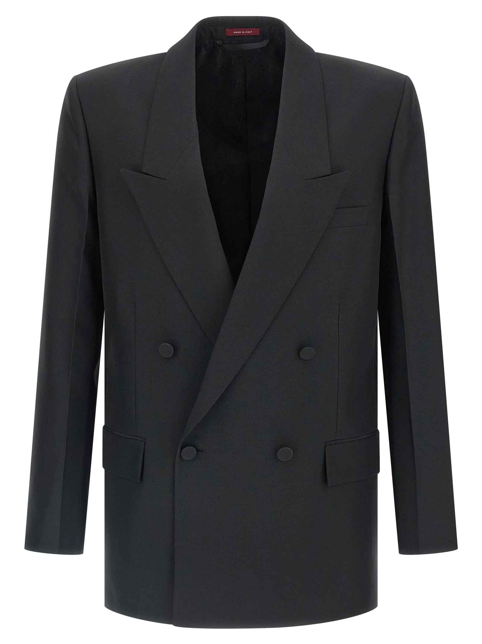 Gucci Black Polyester Blazer