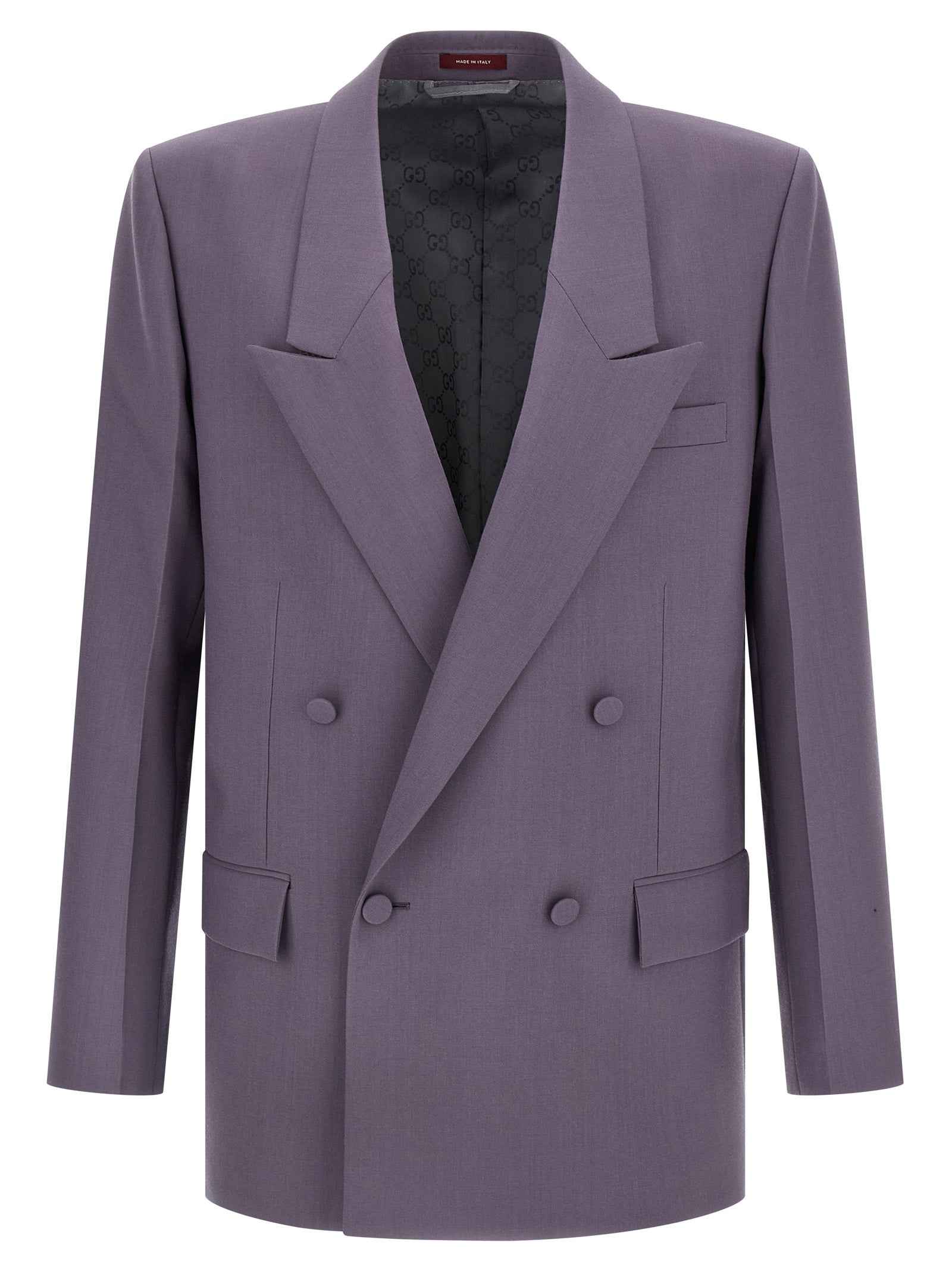 Gucci Purple Wool Blazer