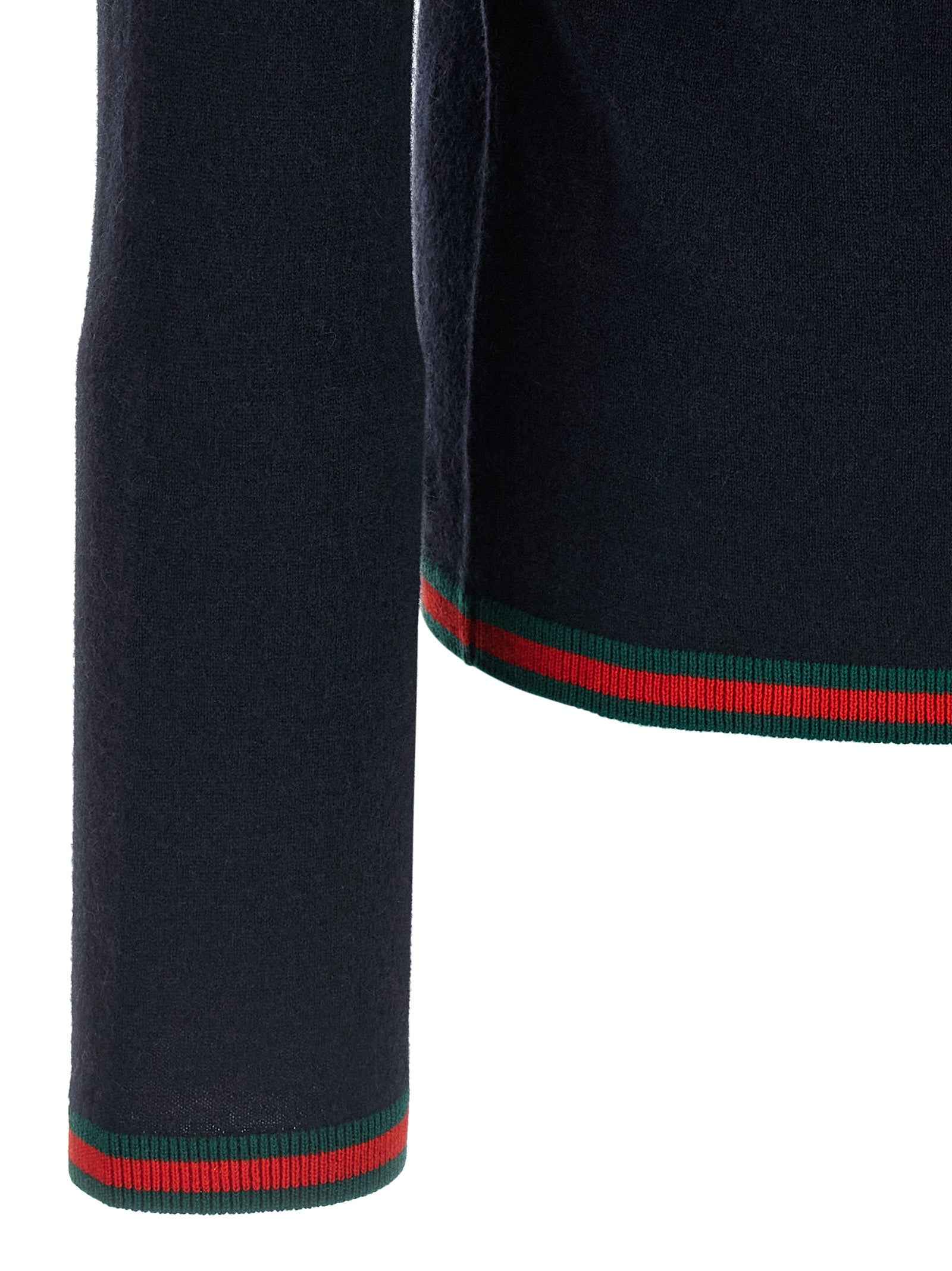 Gucci Blue Cashmere Cardigan