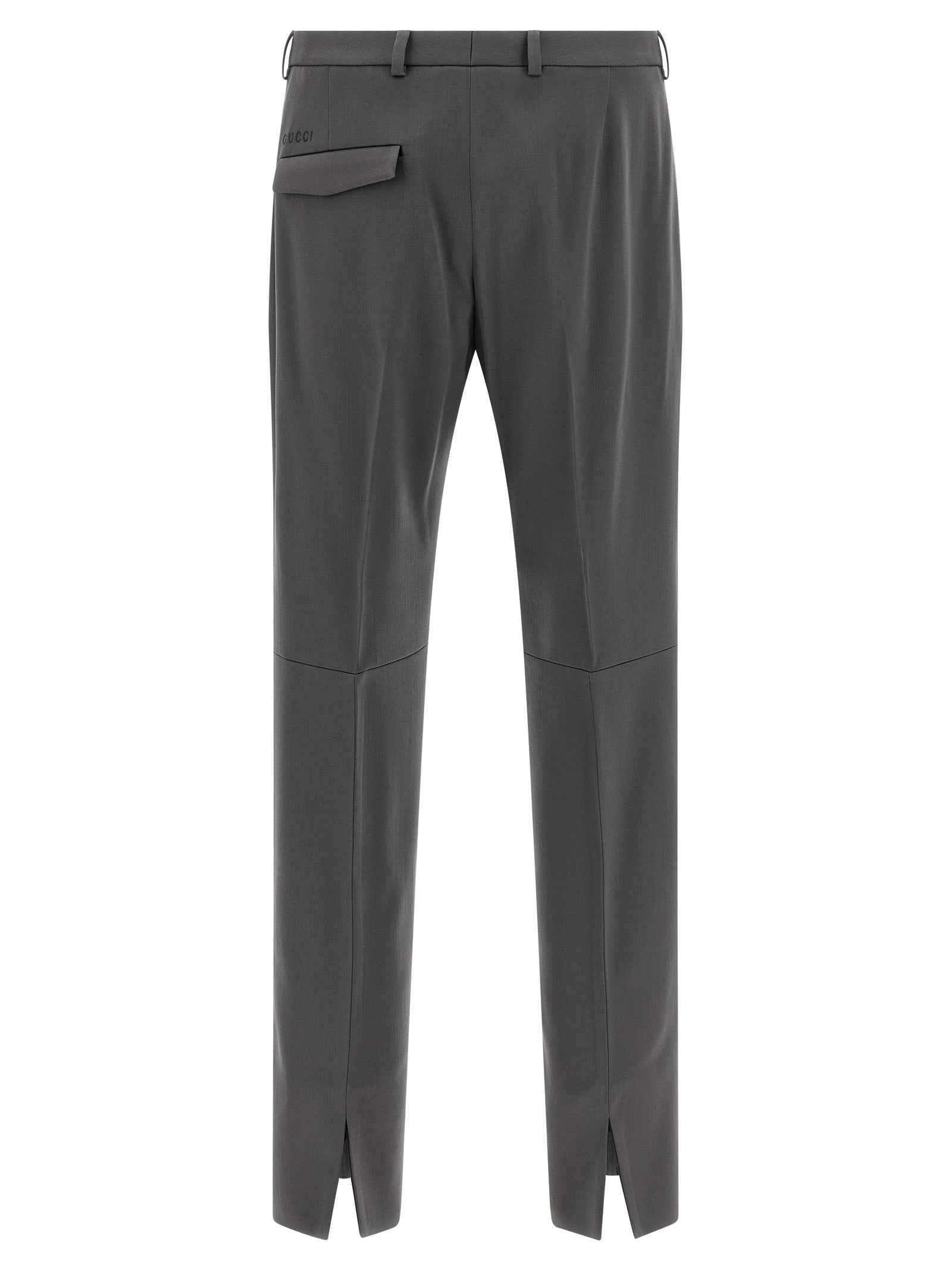 Gucci Gray Wool Dress Pants