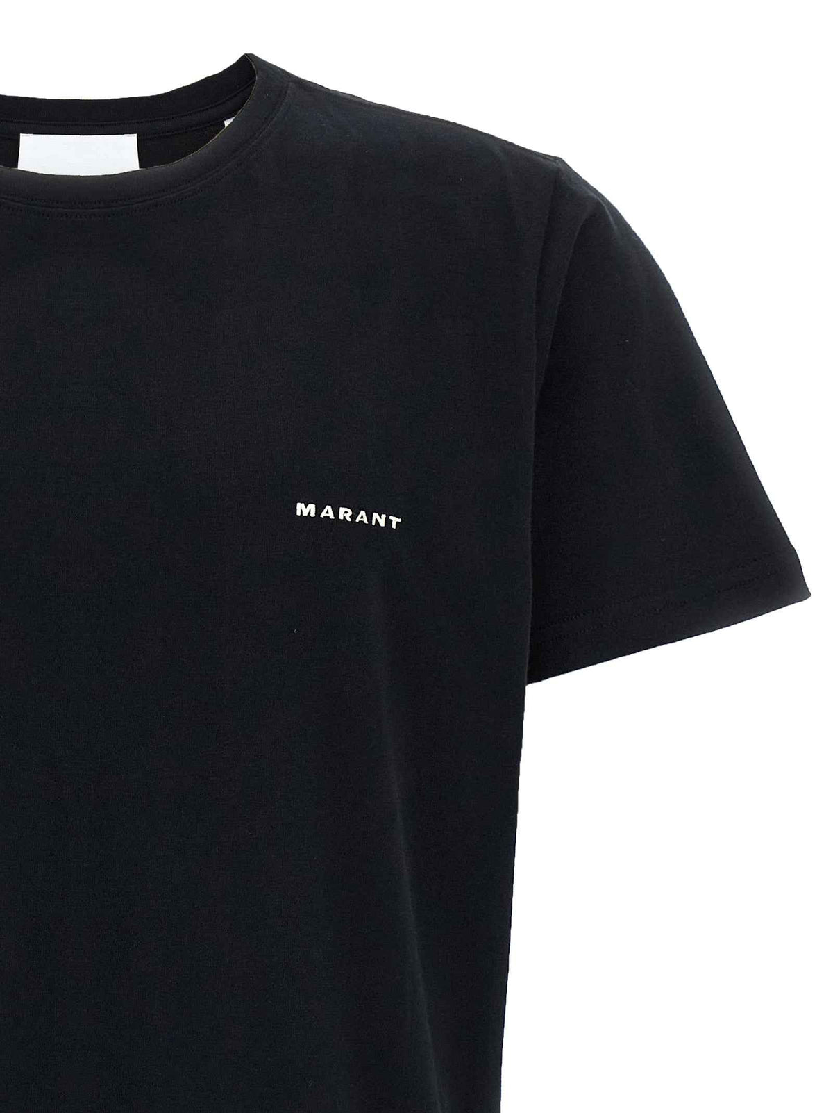 Isabel Marant Black Cotton T-Shirt
