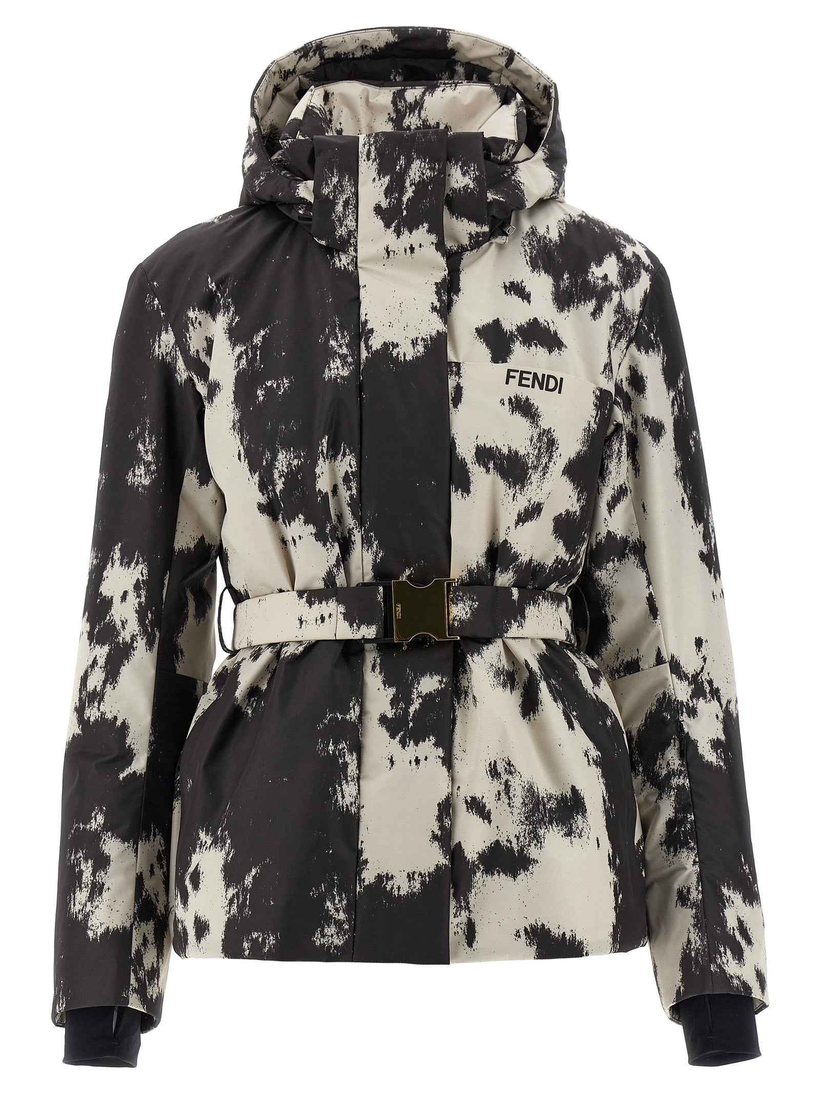 Fendi Multicolor Polyester Shell Jacket