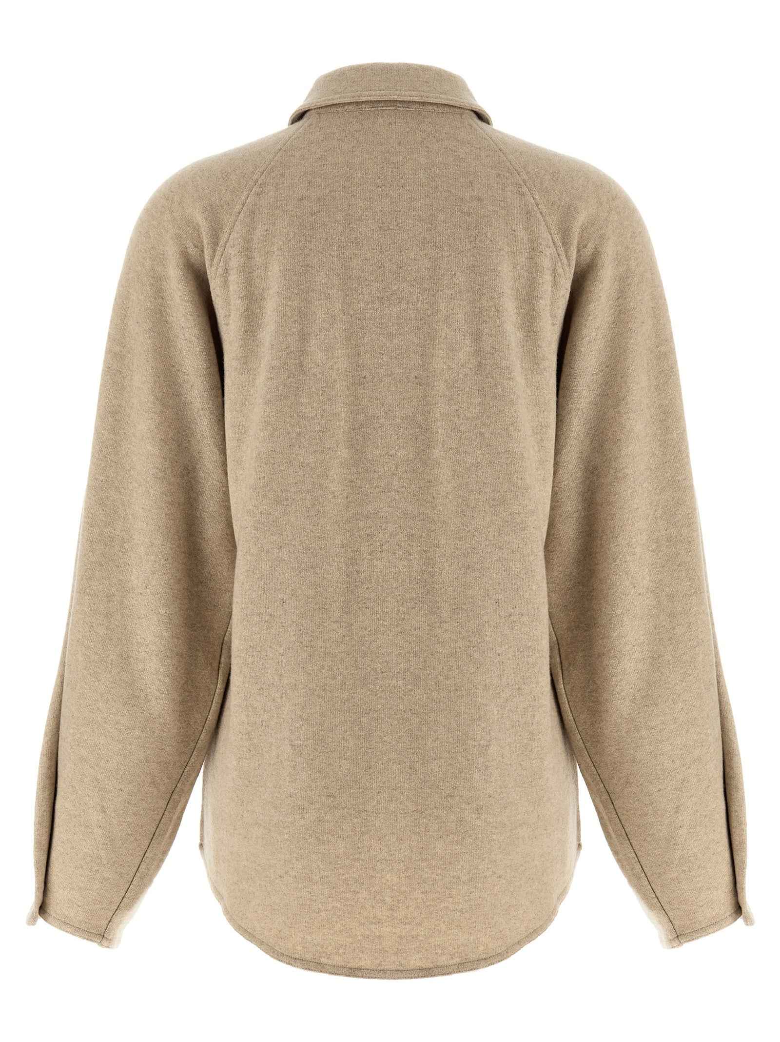 Max Mara Beige Cashmere Blouse