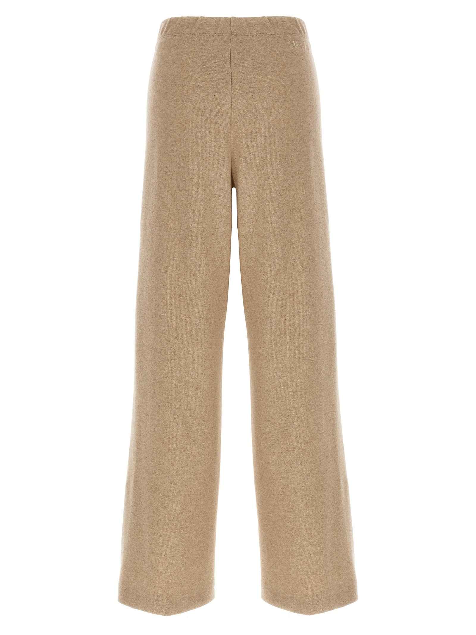 Max Mara Beige Cashmere Casual Pants
