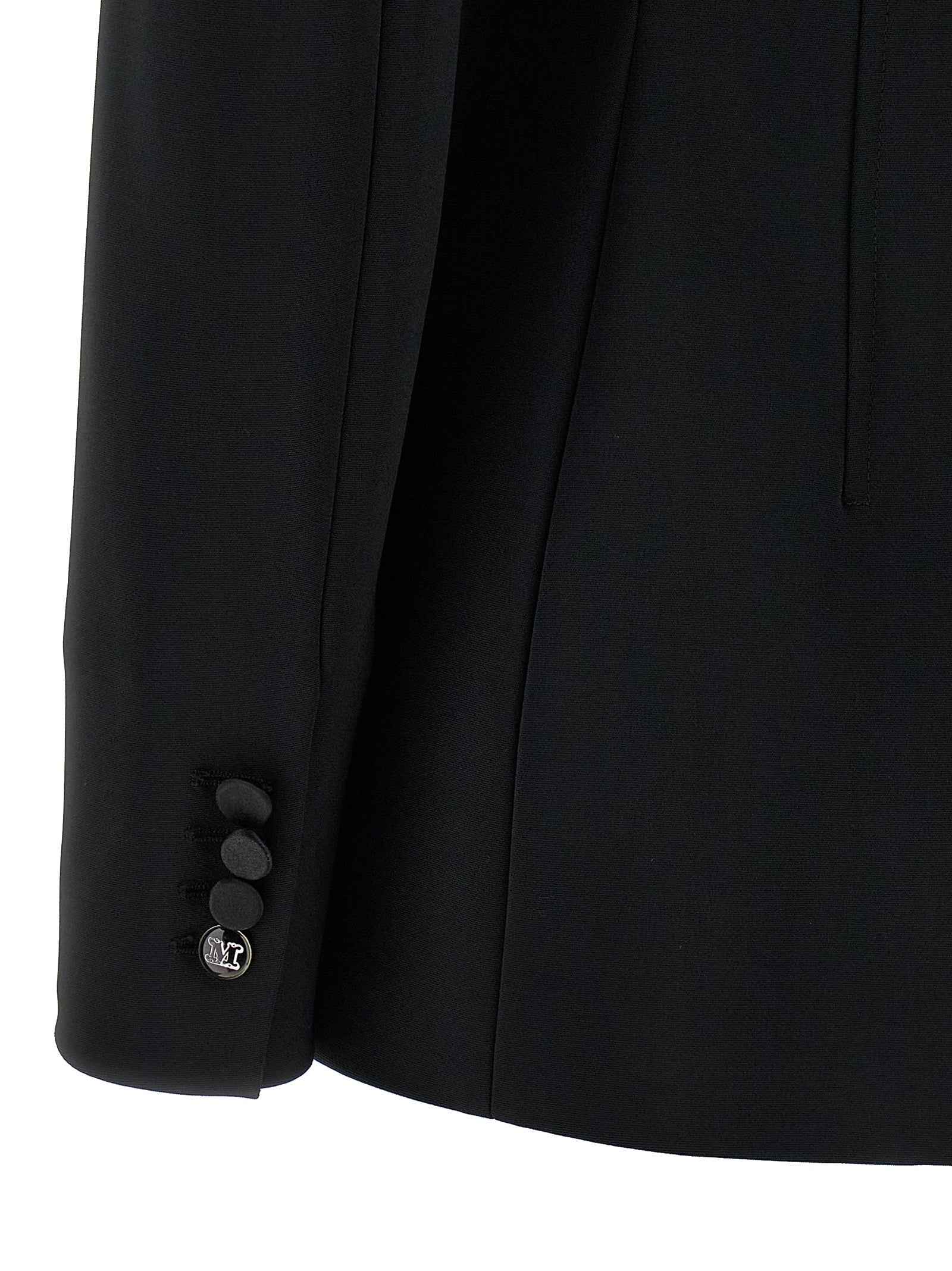 Max Mara Black Viscose Blazer