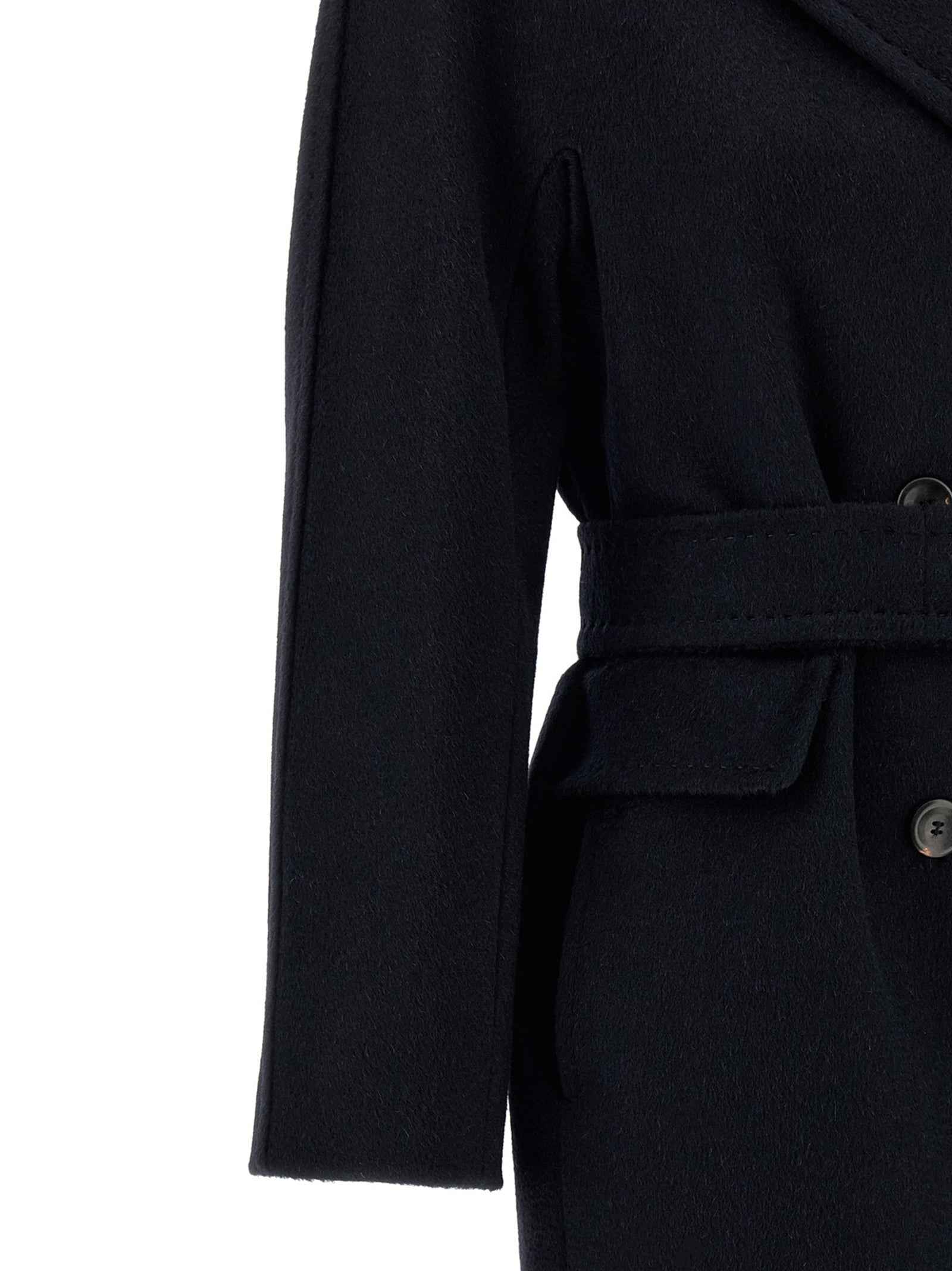 Max Mara Blue Cashmere Coat