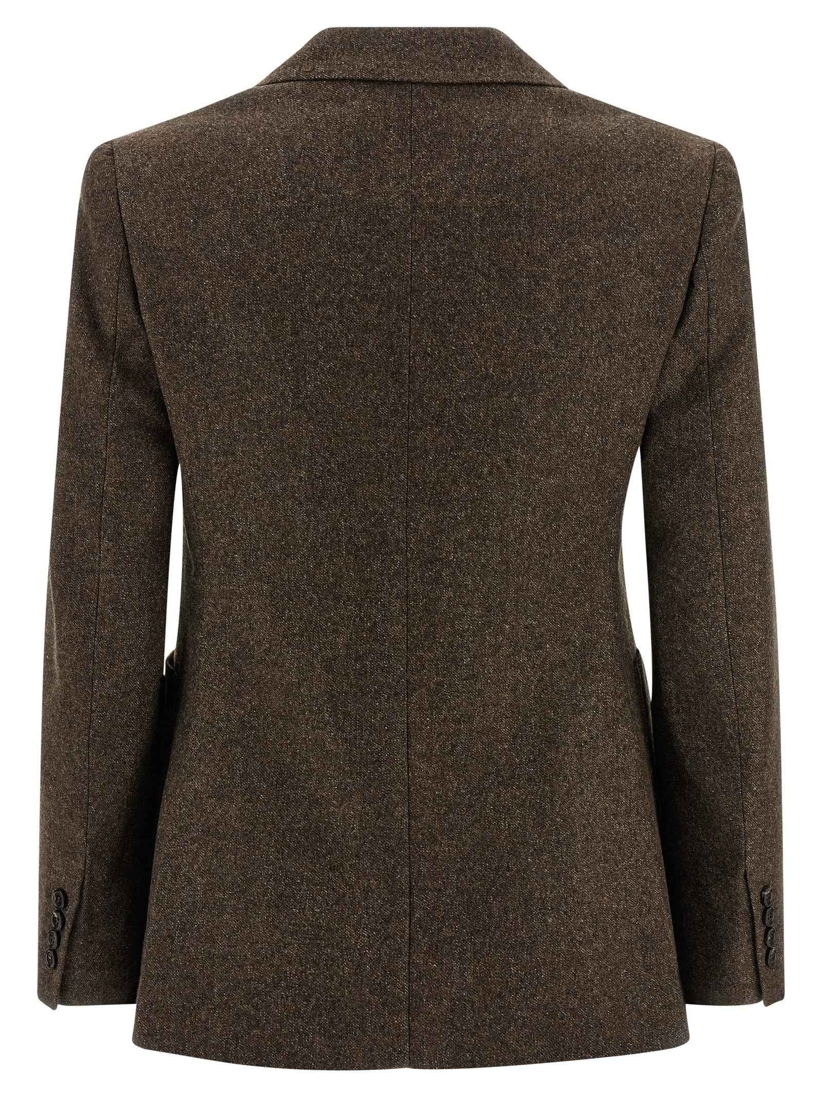 Max Mara Brown Virgin Wool Blazer