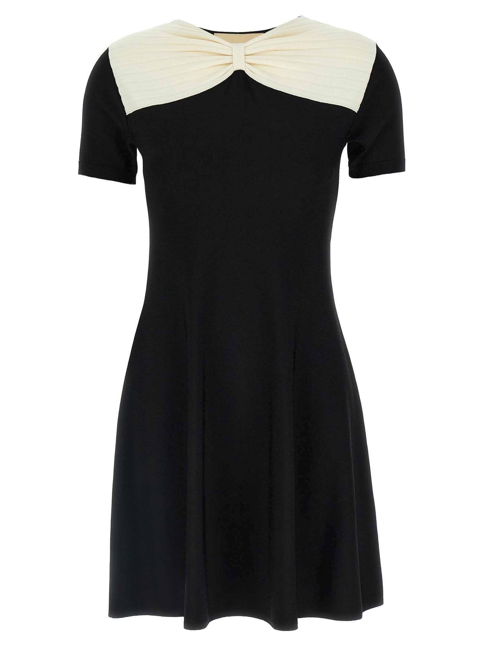 Valentino Garavani Black Viscose Short Dress