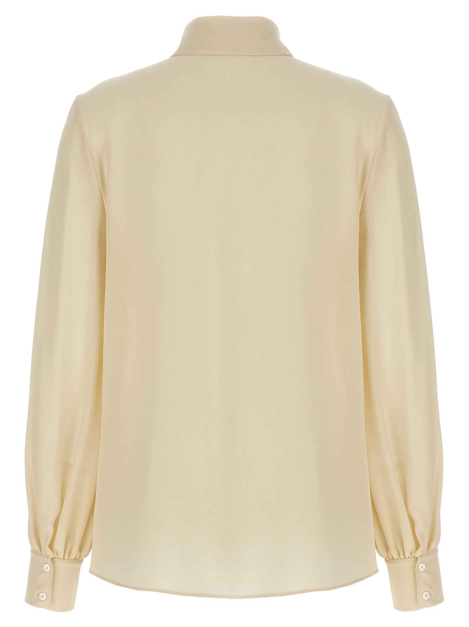 Valentino Garavani Beige Silk Blouse