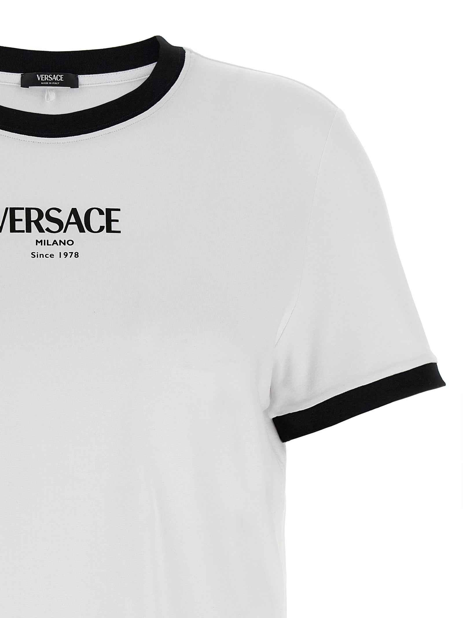 Versace Bicolor Viscose T-Shirt