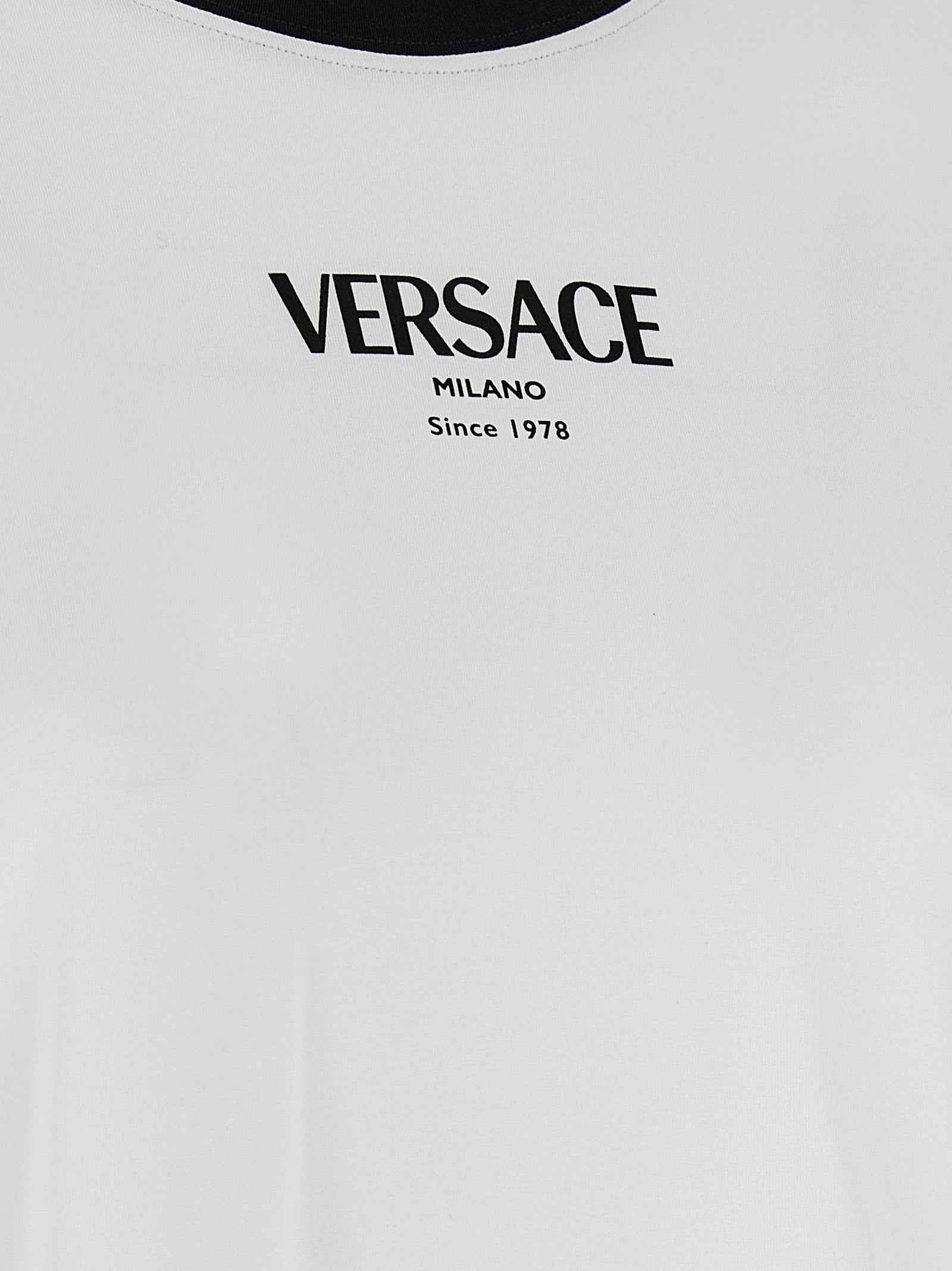Versace Bicolor Viscose T-Shirt