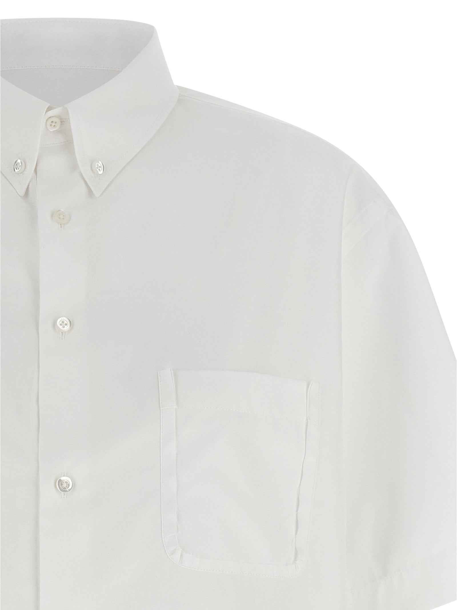 Maison Margiela White Cotton Blouse