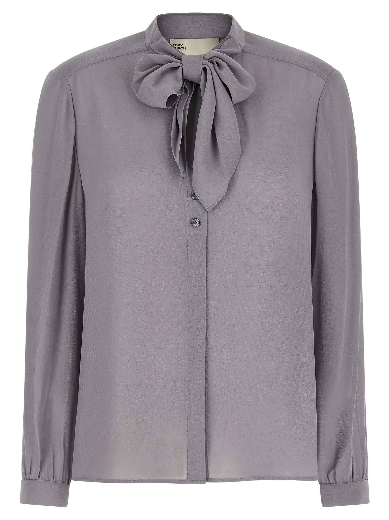 Tory Burch Gray Viscose Blouse