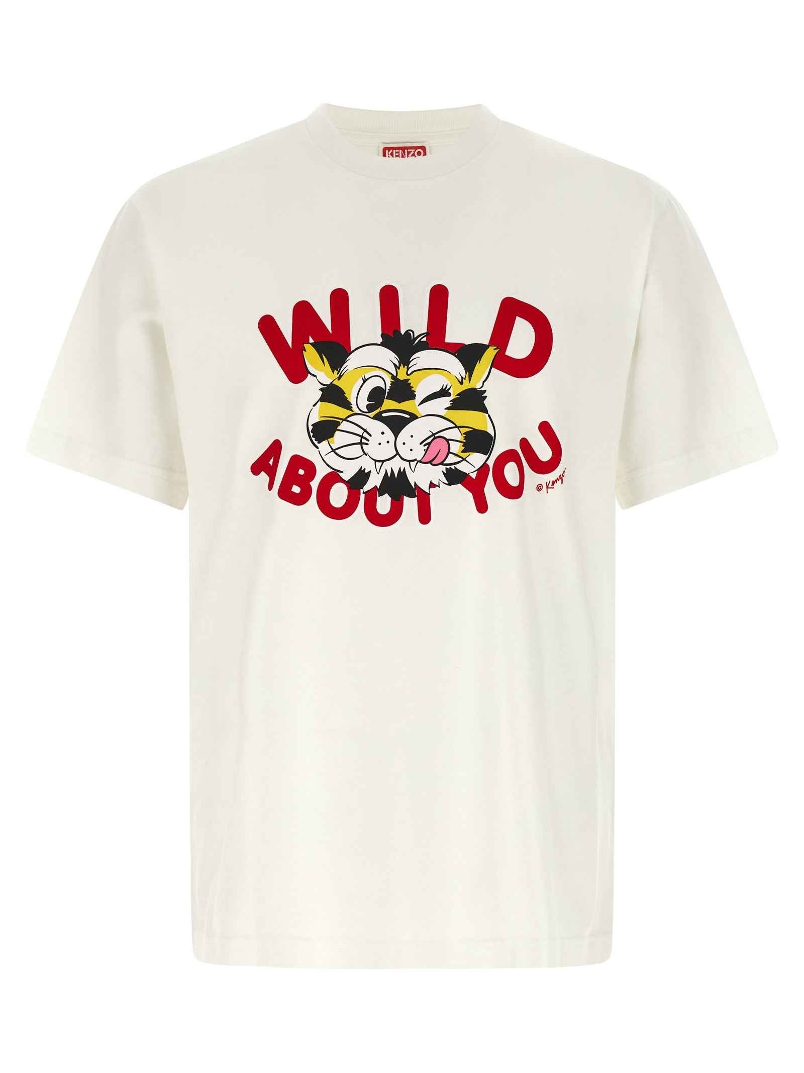 Kenzo White Cotton T-Shirt