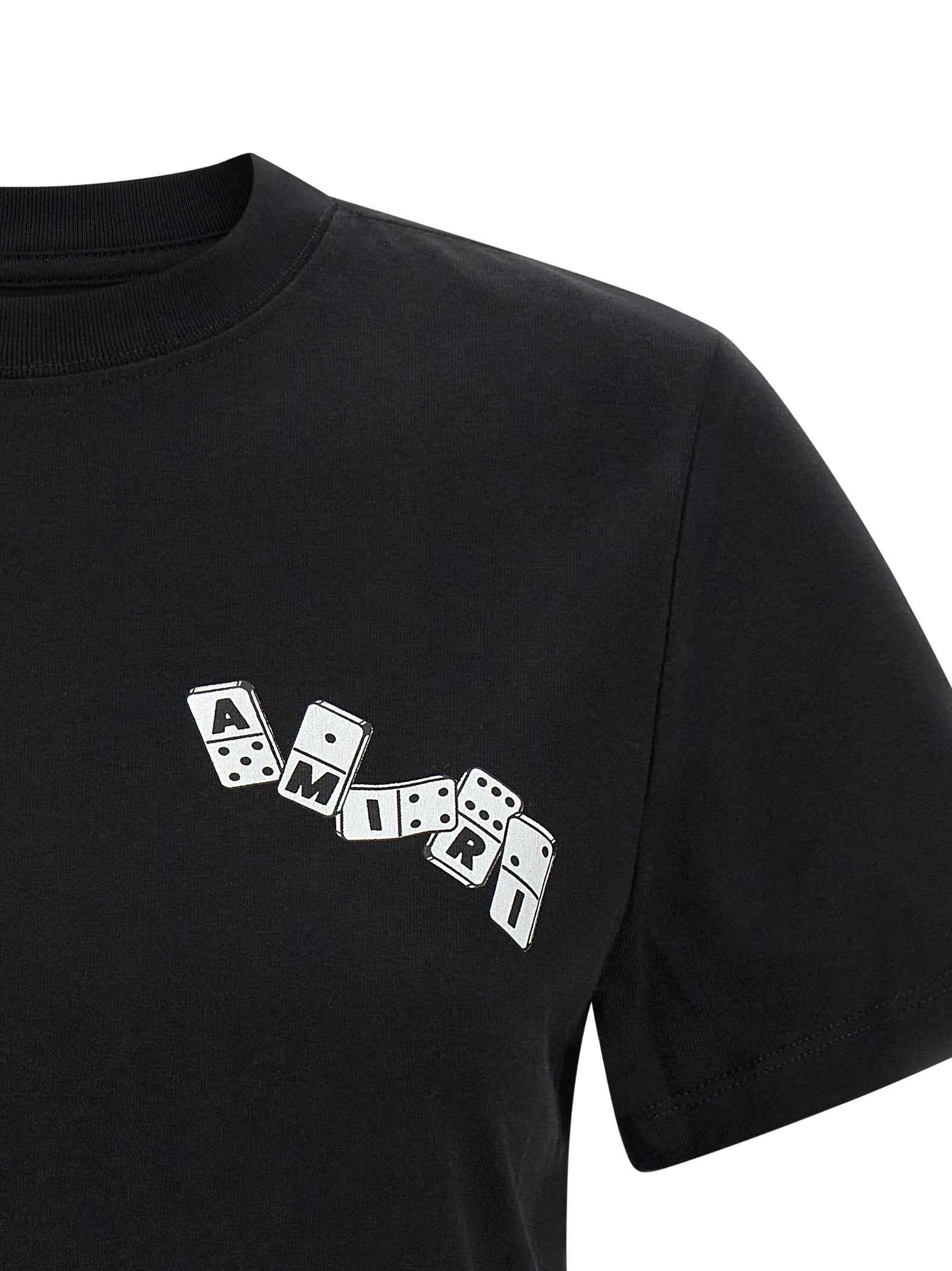 Amiri Black Cotton T-Shirt