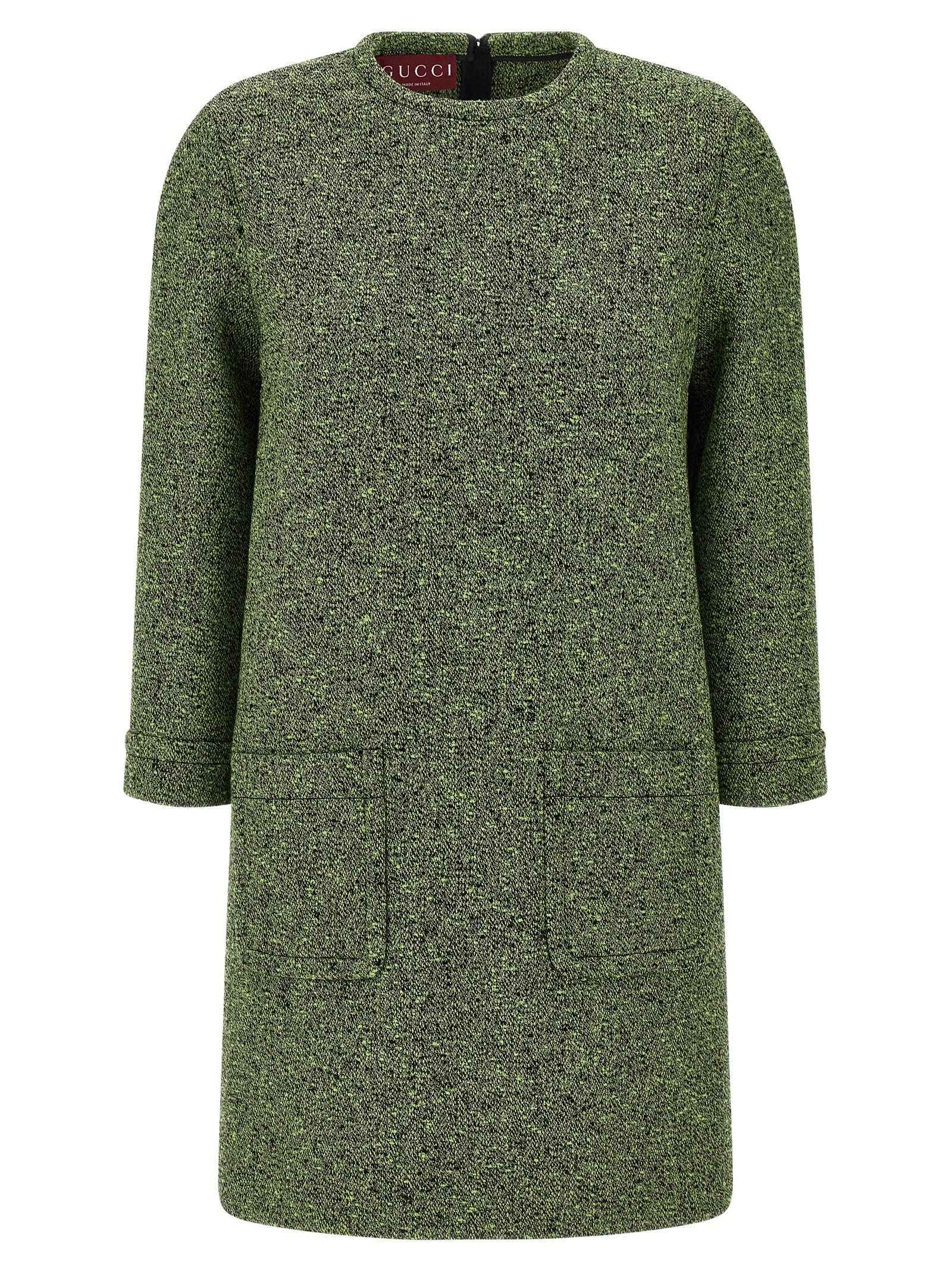 Gucci Bicolor Cotton Short Dress