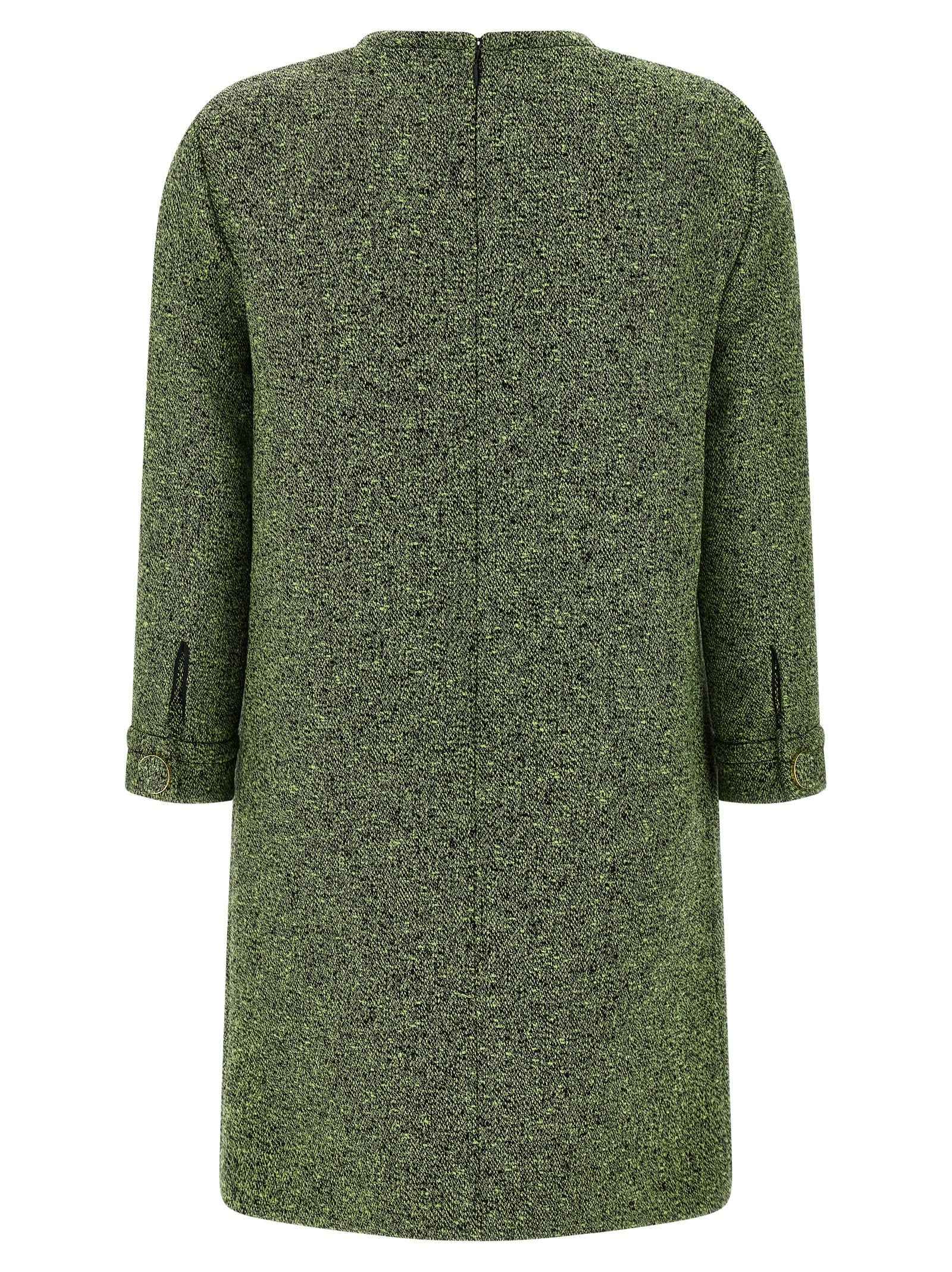 Gucci Bicolor Cotton Short Dress