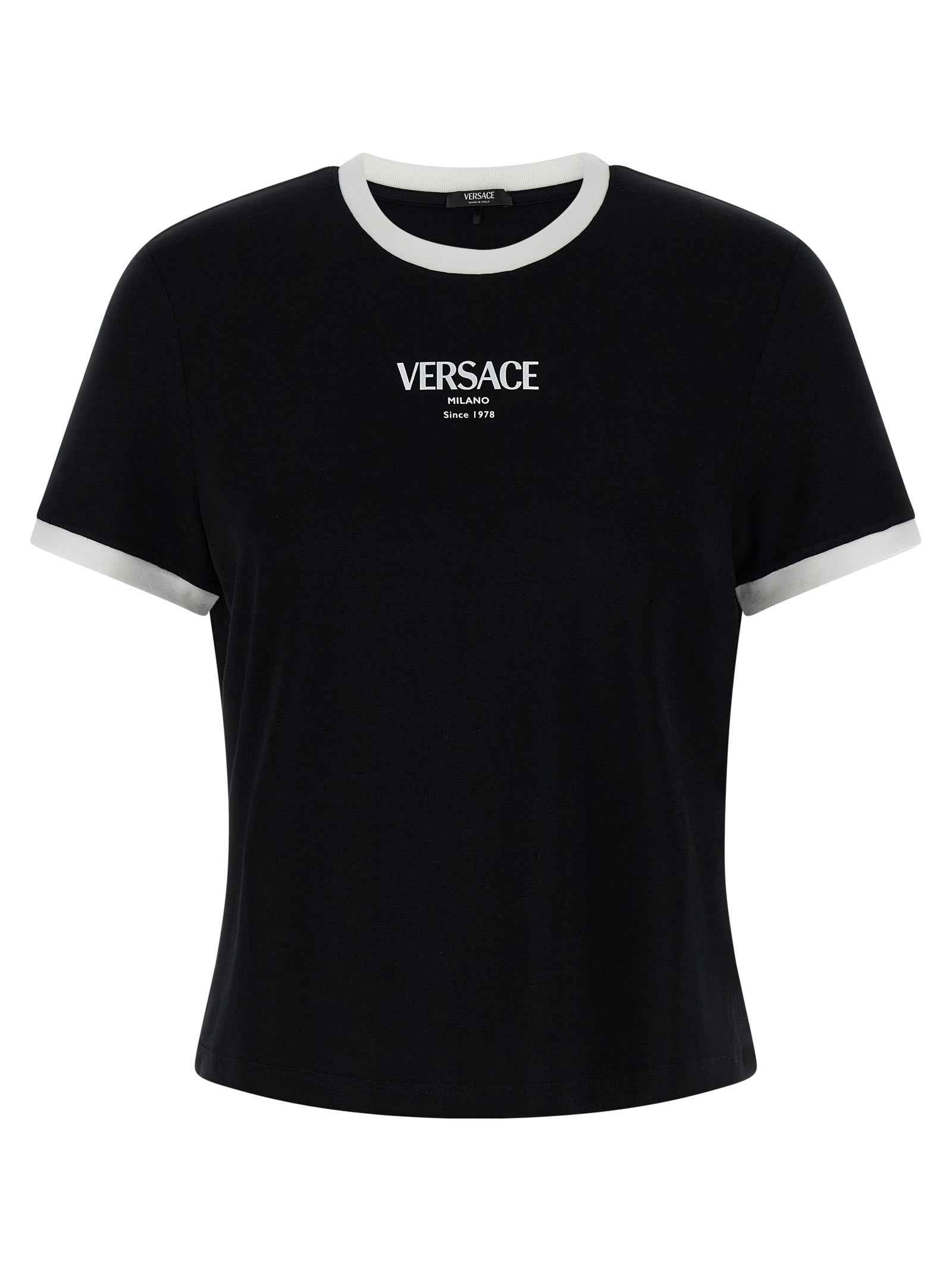 Versace Bicolor Viscose T-Shirt