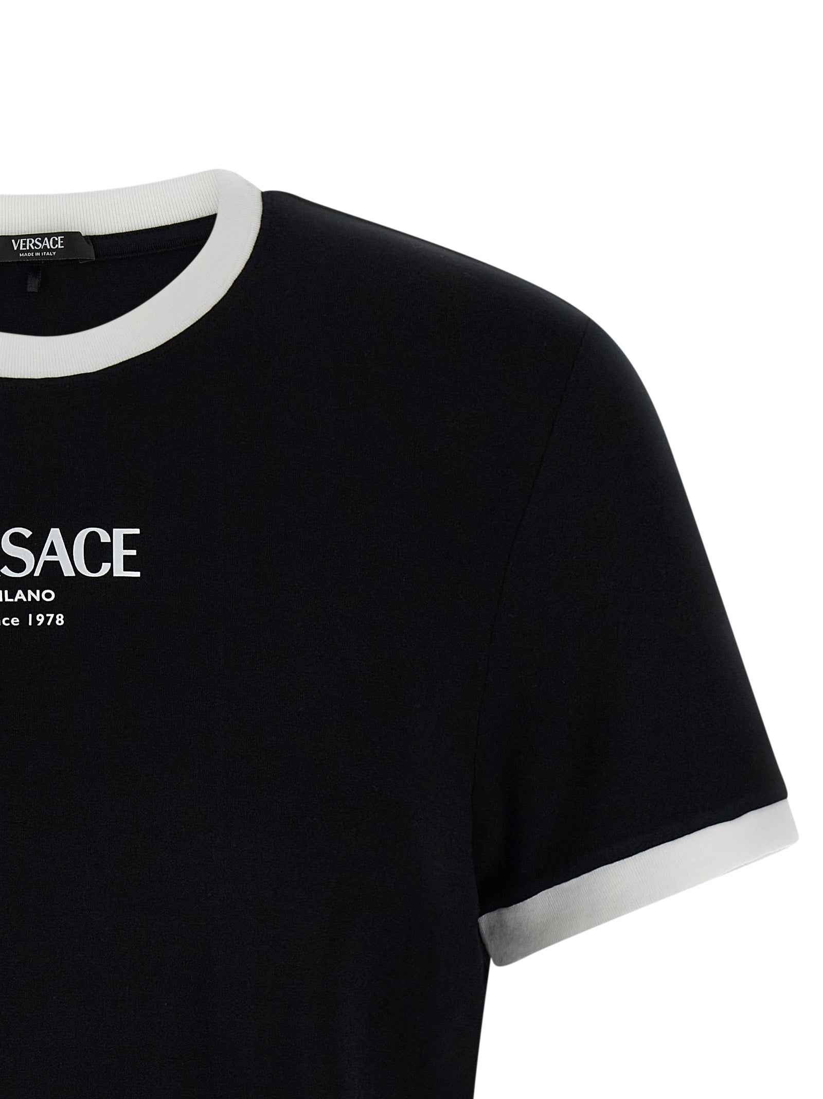 Versace Bicolor Viscose T-Shirt