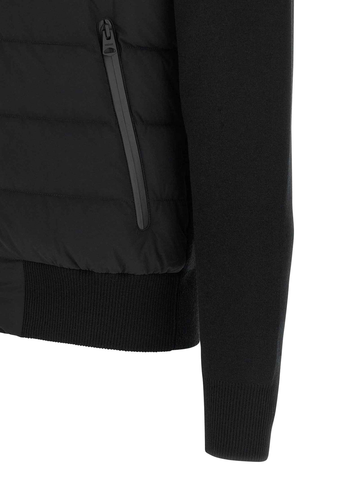 Mackage Blue Nylon Cardigan